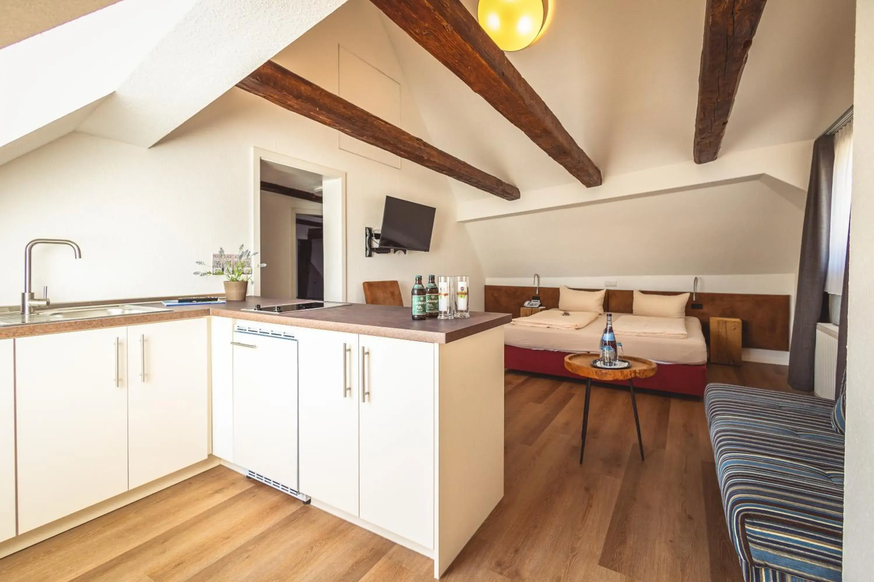 Independent Quadruple Room with Kitchenette - single occupancy in Hotel Residenz Independent Quadruple Room with Kitchenette - single occupancy in Hotel Residenz