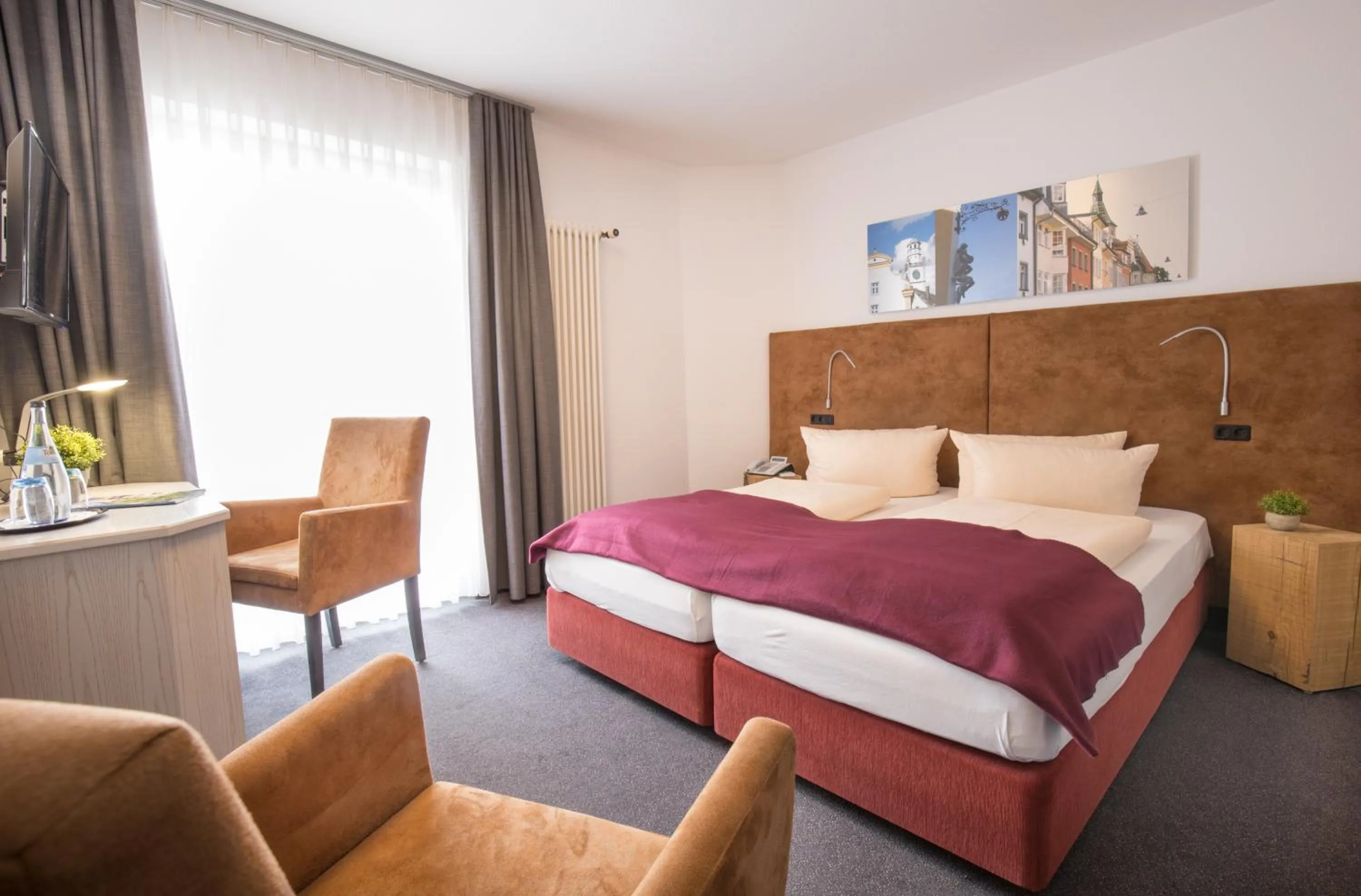 Bed in Hotel Residenz