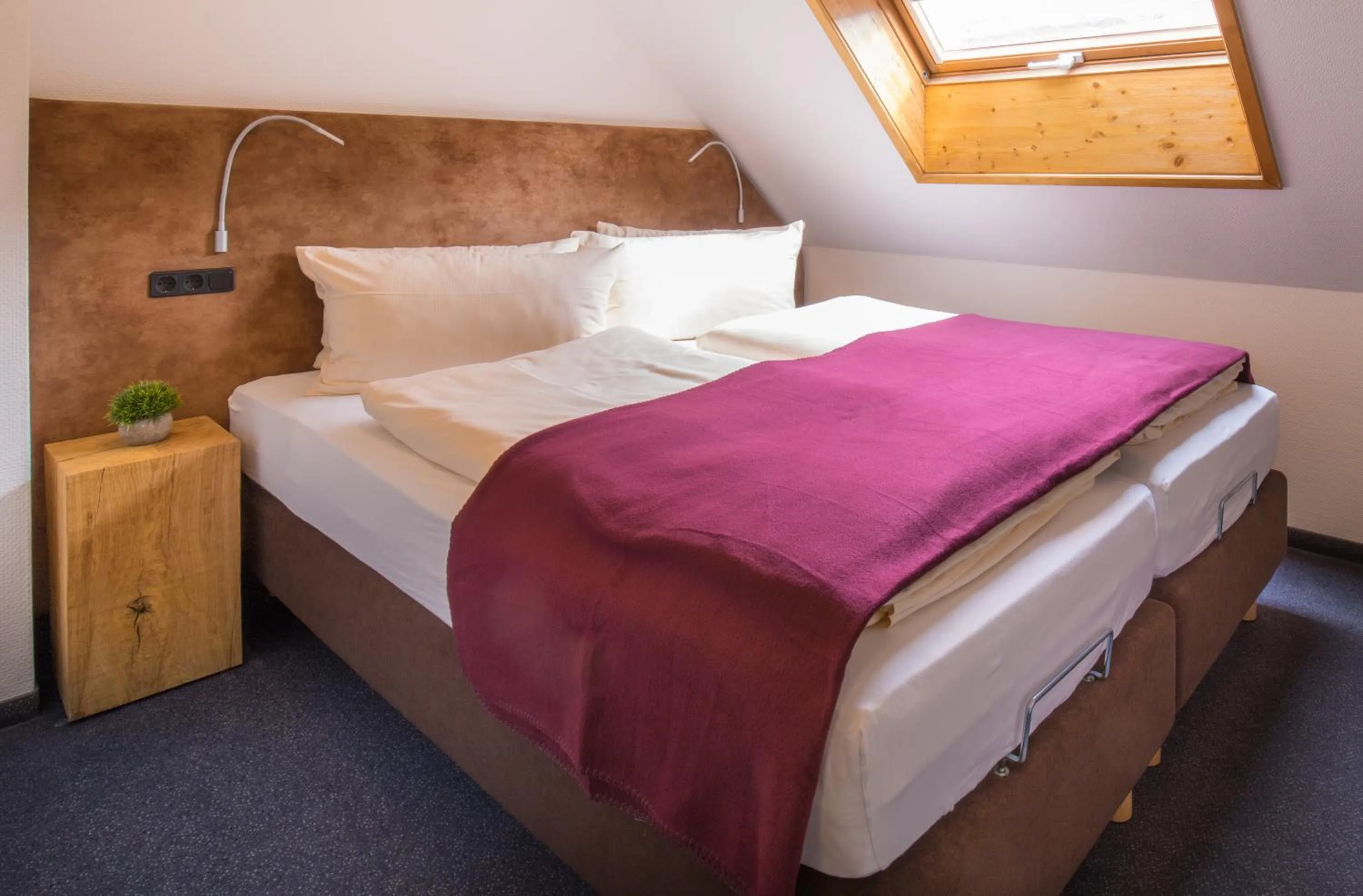 Bed in Hotel Residenz