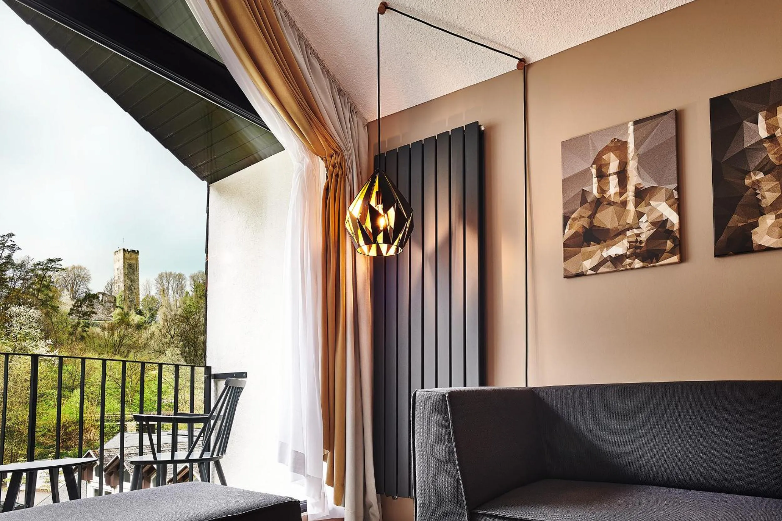 Balcony/Terrace in Hotel Zugbrücke Grenzau GmbH