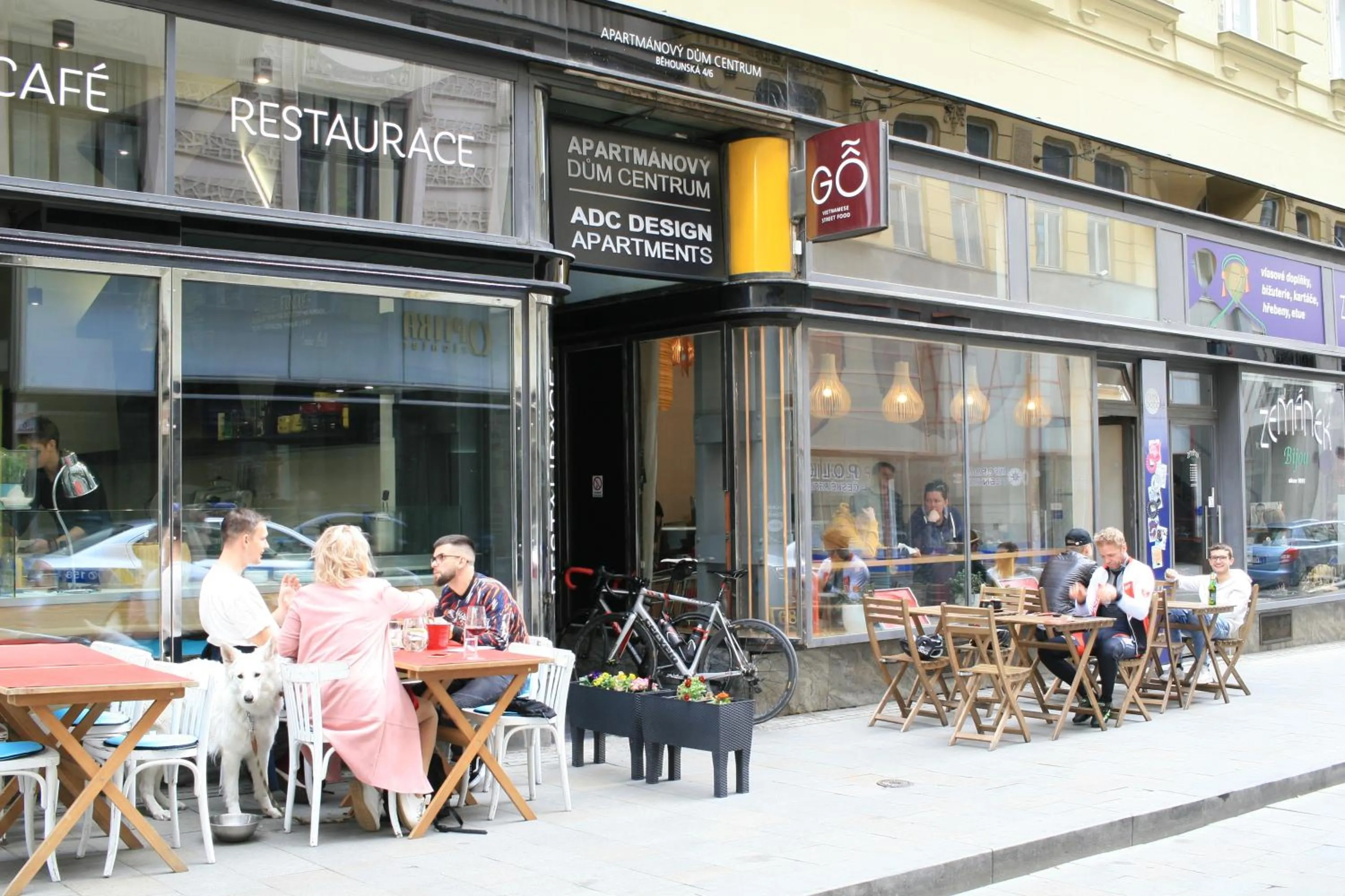 Facade/entrance in Apartmánový Dům Centrum