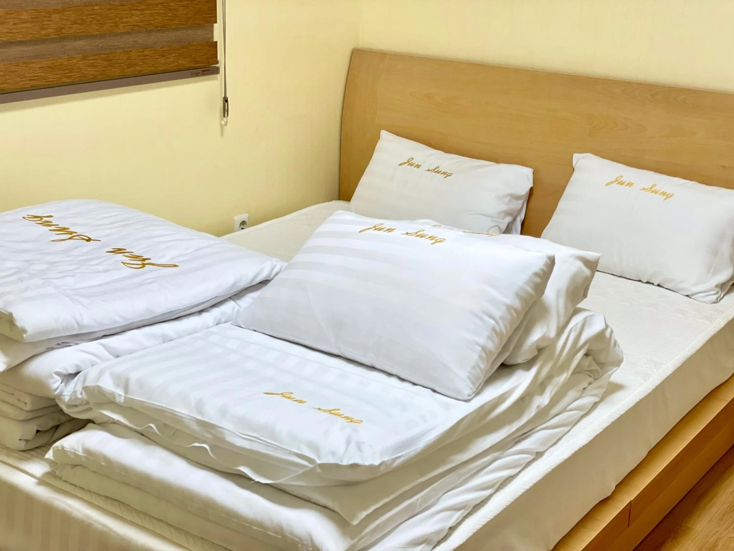 Bed in Gurye Junsung Resort