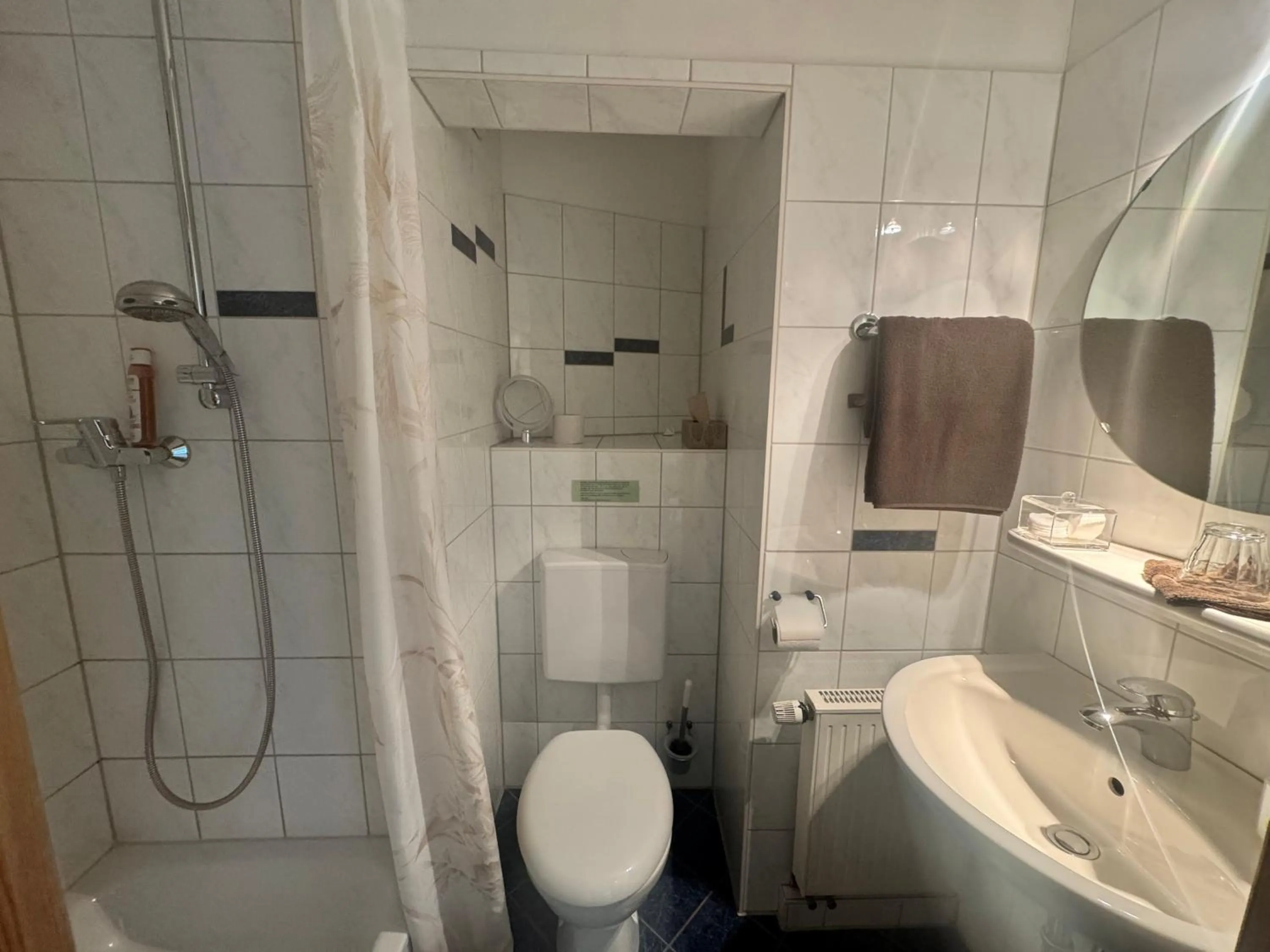 Bathroom in Hotel Grünwald