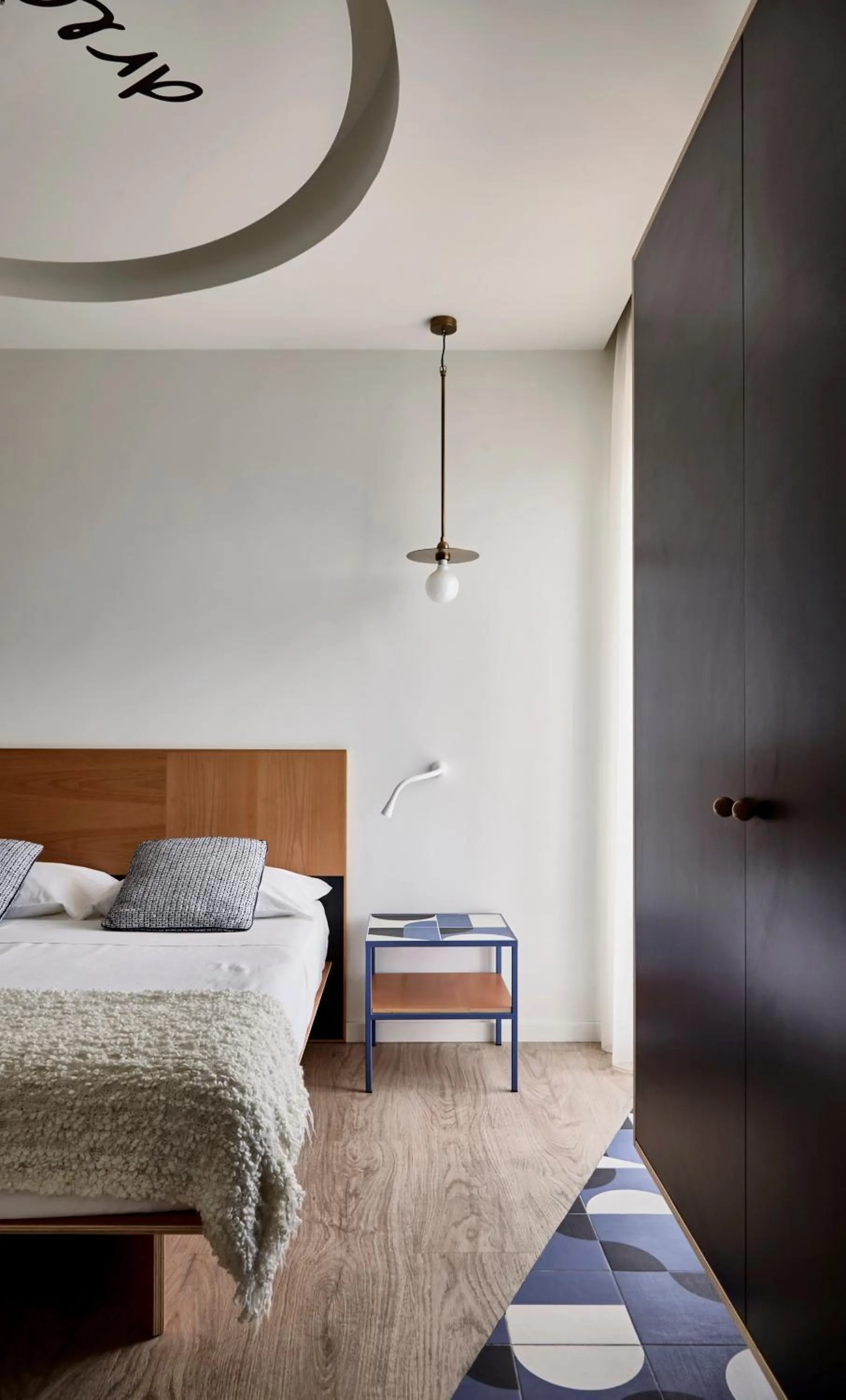 Bed in Hotel La Fenice