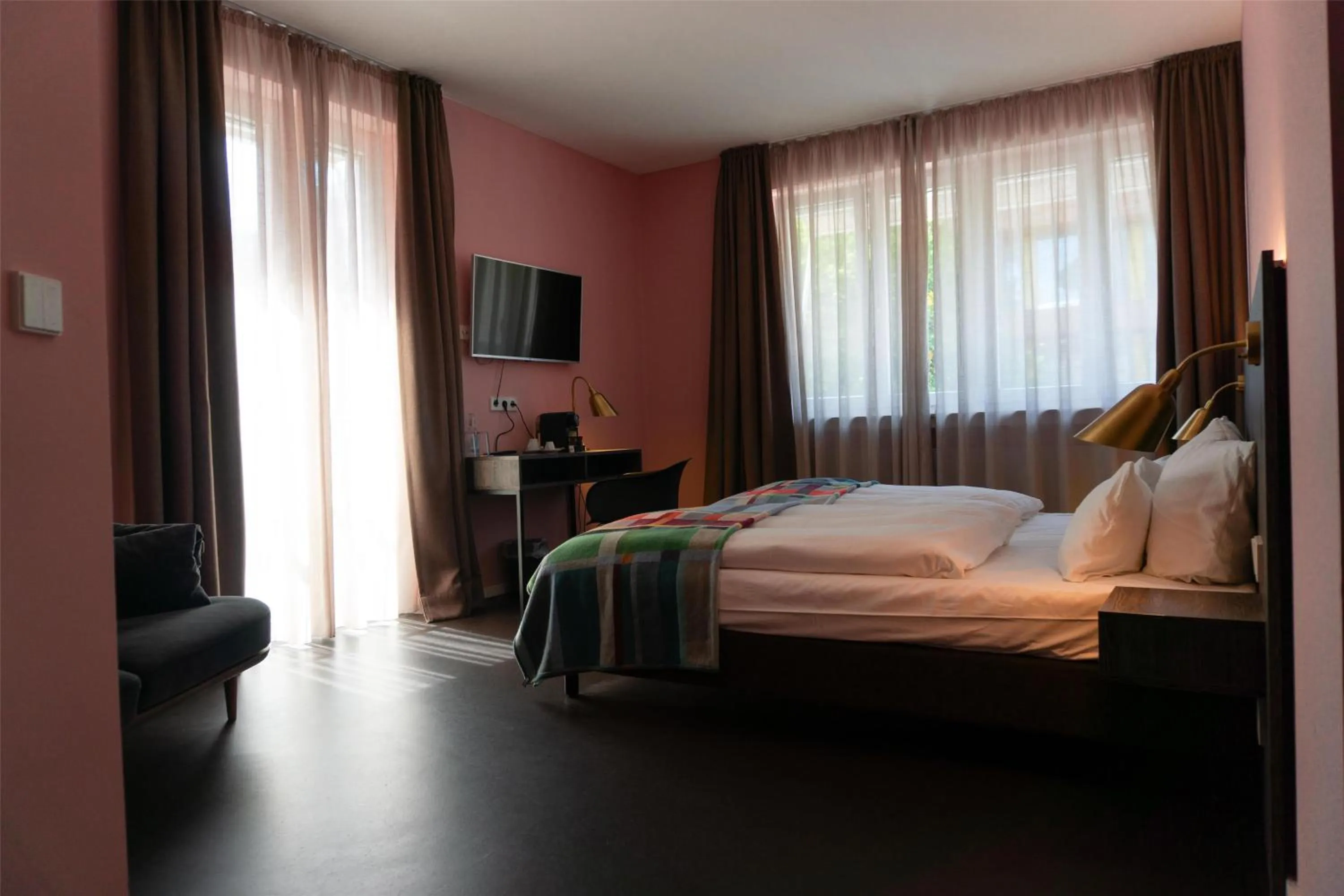 Bedroom, Bed in Central Hotel Münster