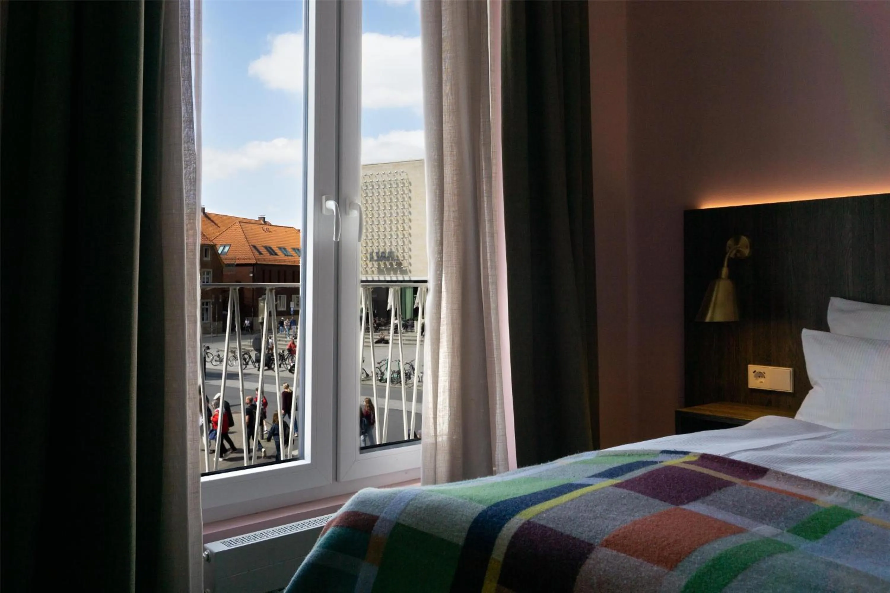 Bedroom, Bed in Central Hotel Münster