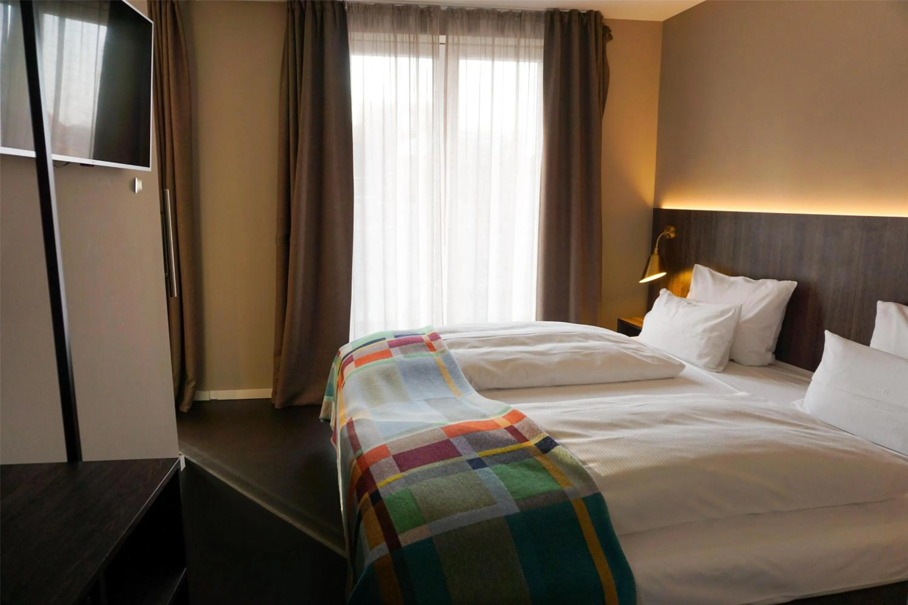 Photo of the whole room, Bed in Central Hotel Münster