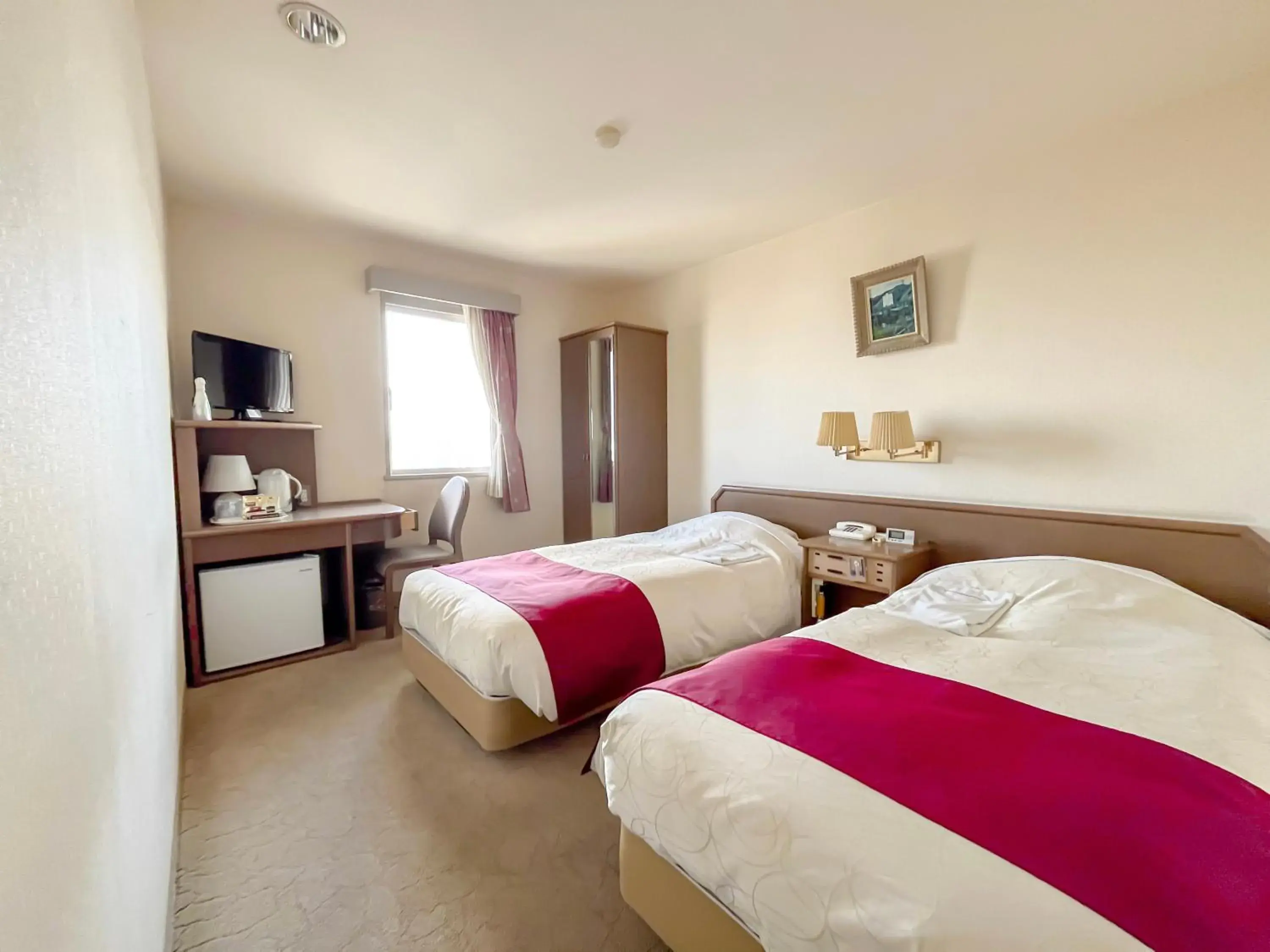 Bed in Hachinohe Plaza Hotel Bed in Hachinohe Plaza Hotel