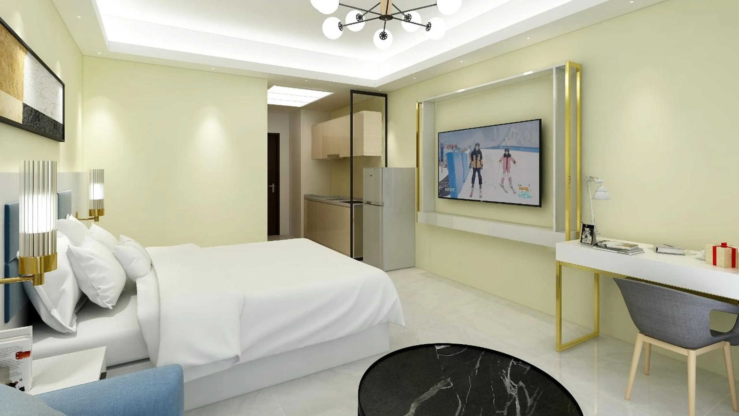 Bed in Foshan Laide Apartment