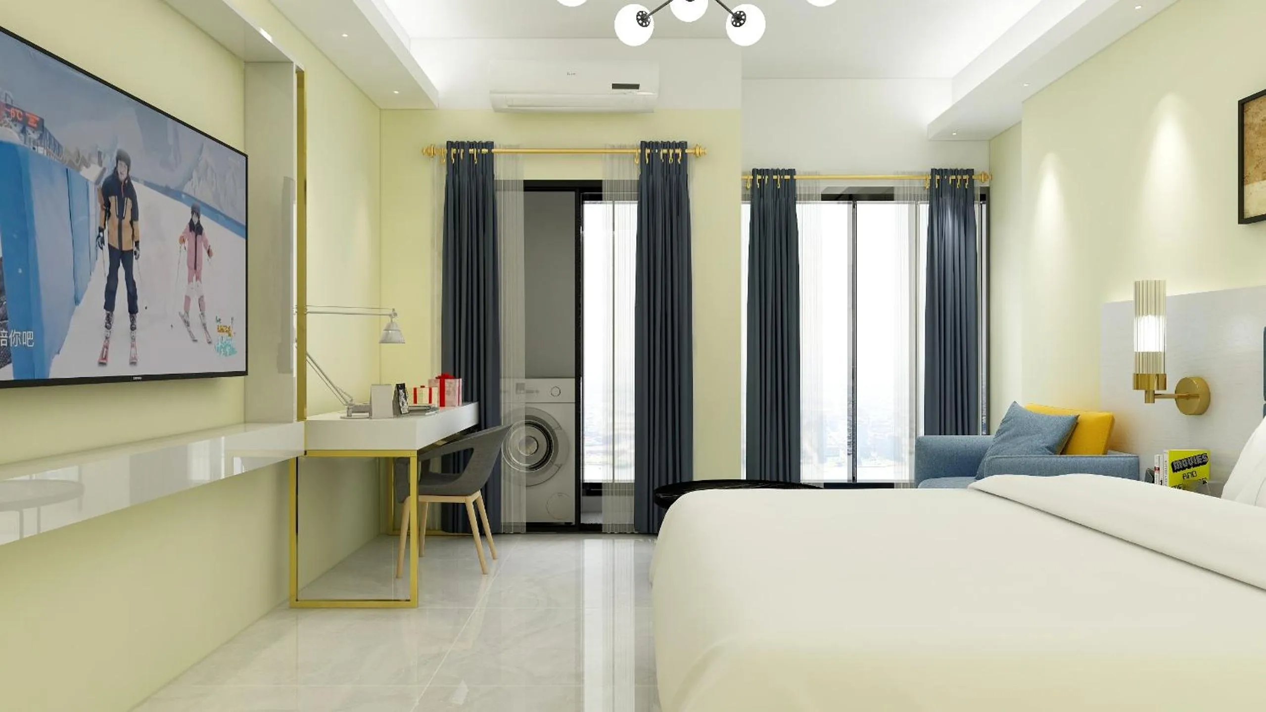 Bed in Foshan Laide Apartment