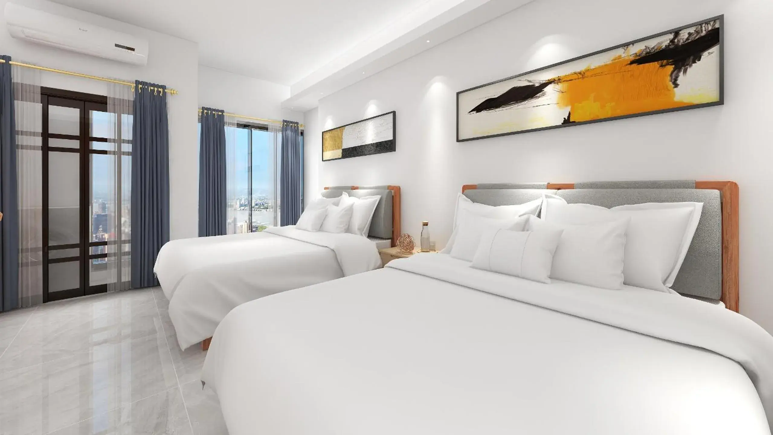 Bed in Foshan Laide Apartment Bed in Foshan Laide Apartment