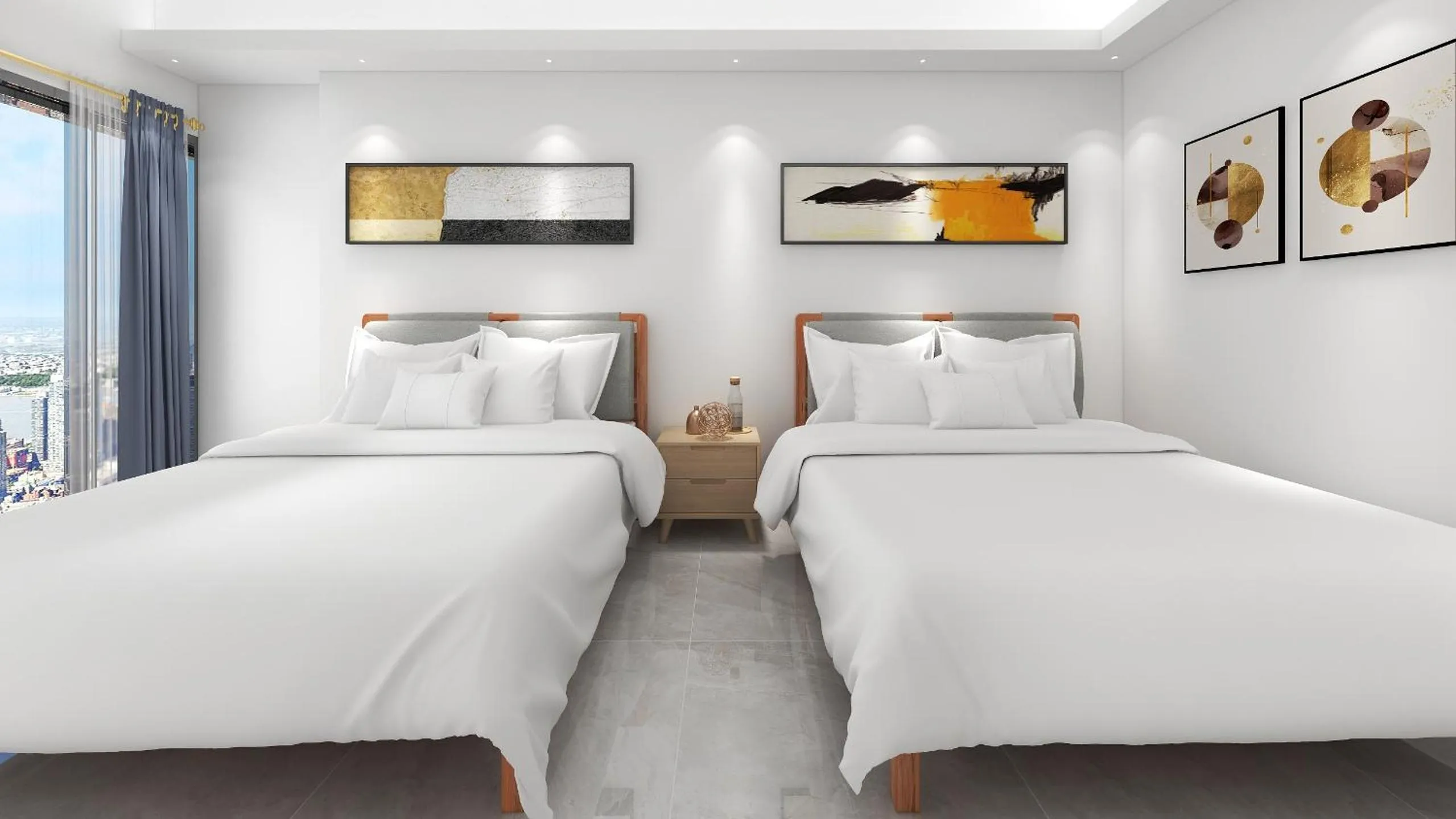 Bed in Foshan Laide Apartment