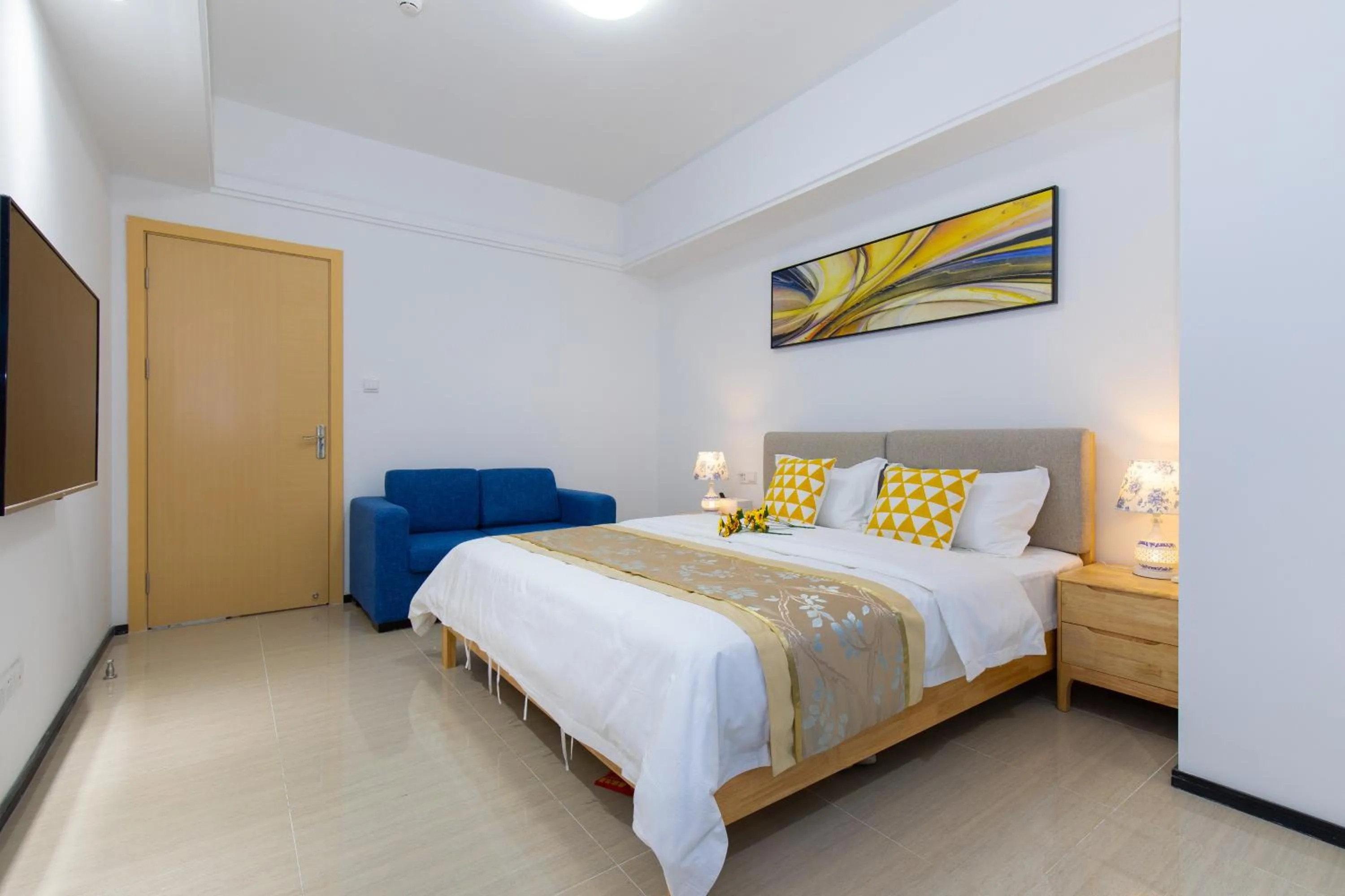 Bed in Foshan Laide Apartment