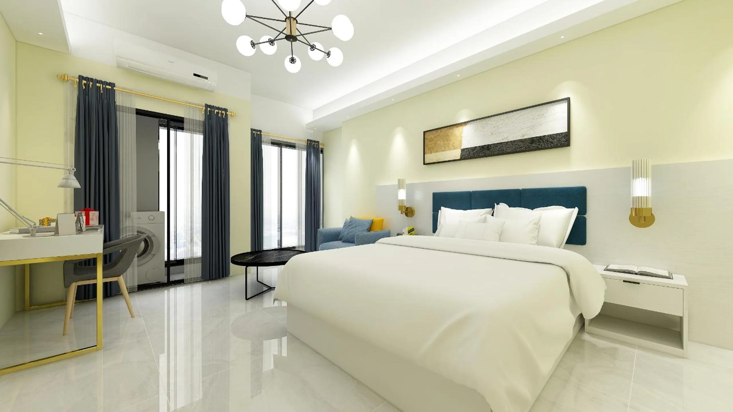 Bed in Foshan Laide Apartment