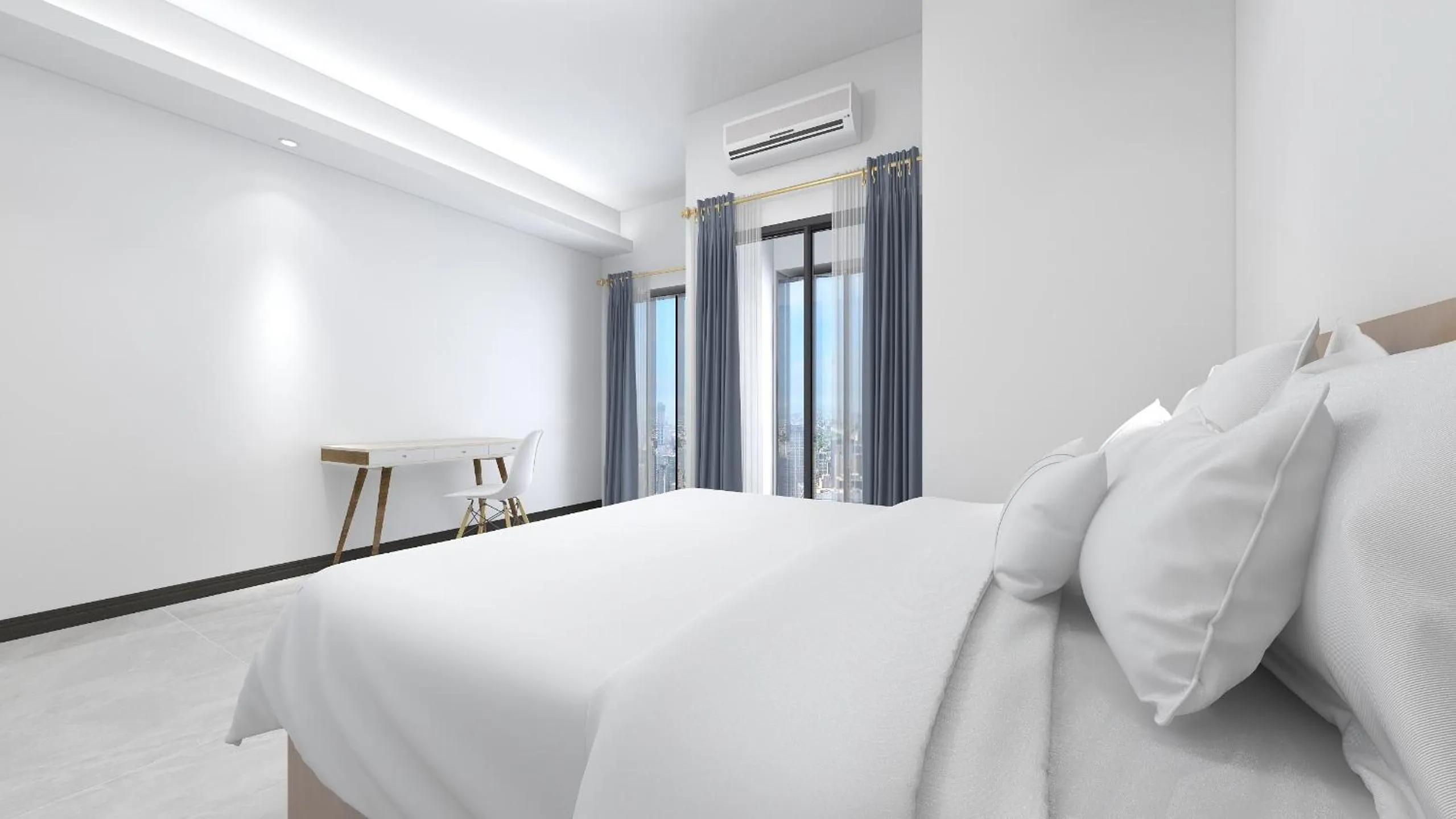 Bed in Foshan Laide Apartment