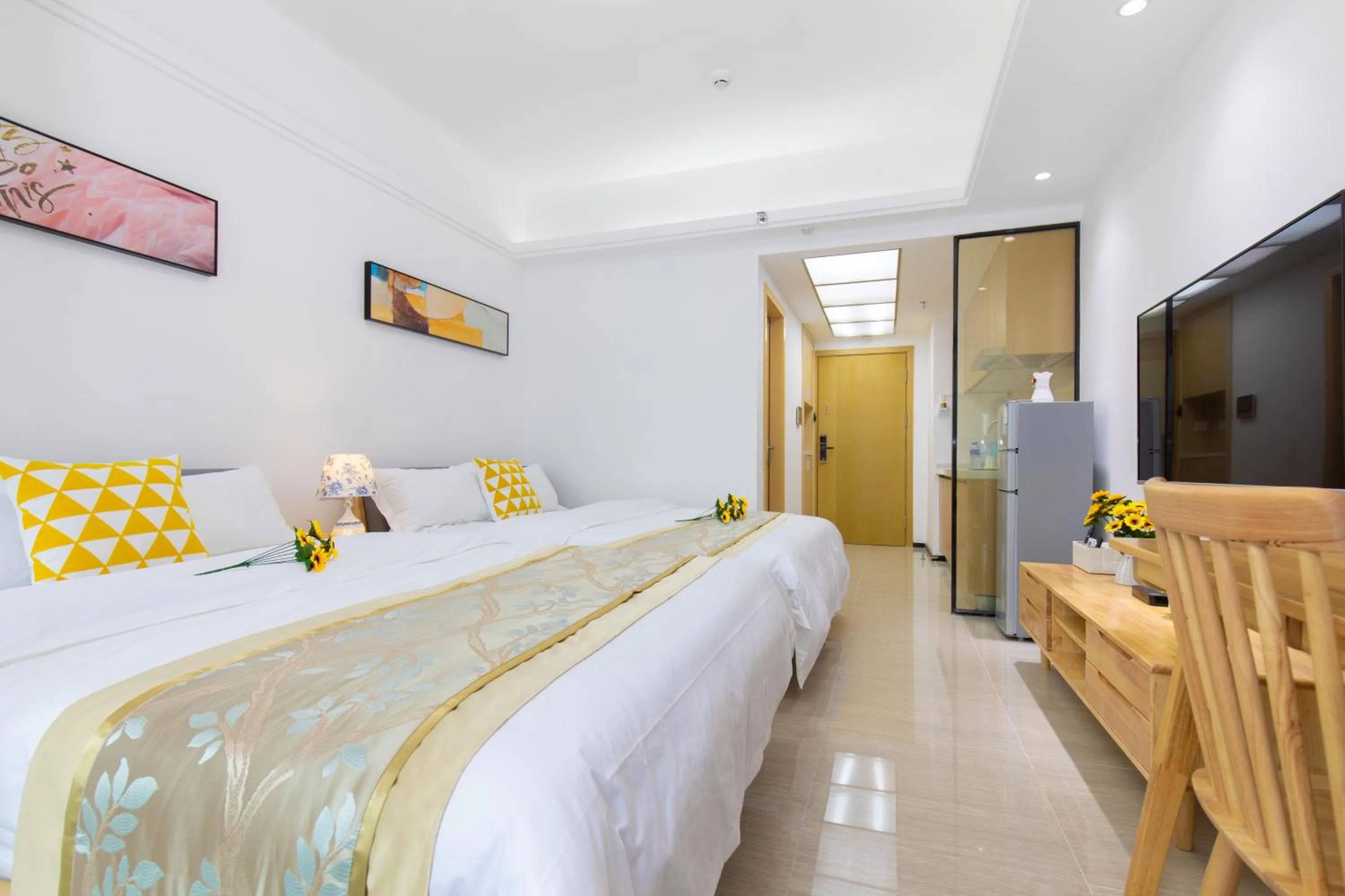 Bed in Foshan Laide Apartment