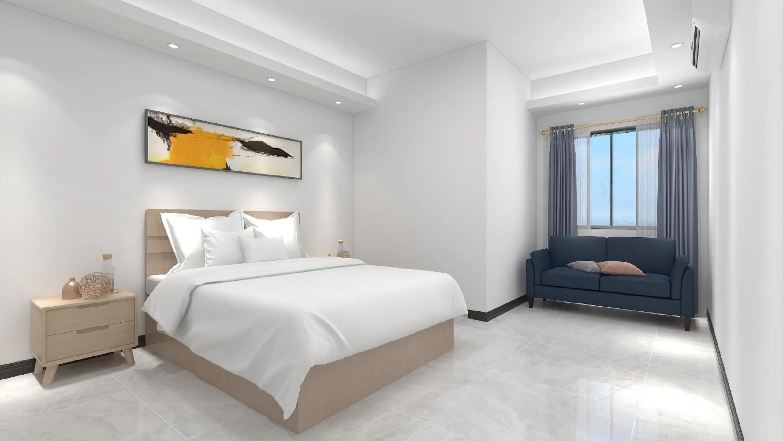 Bed in Foshan Laide Apartment