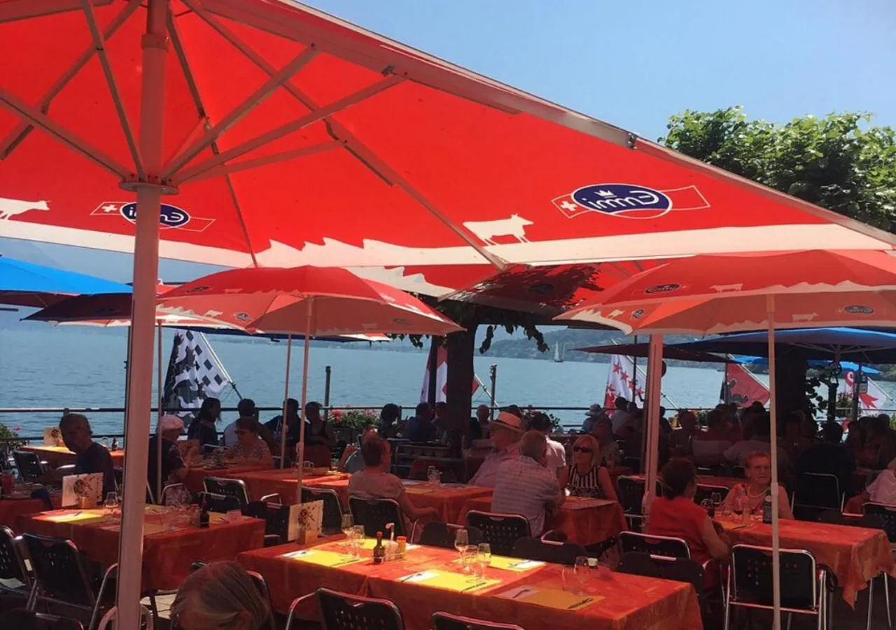 Patio in Hotel Le Rivage
