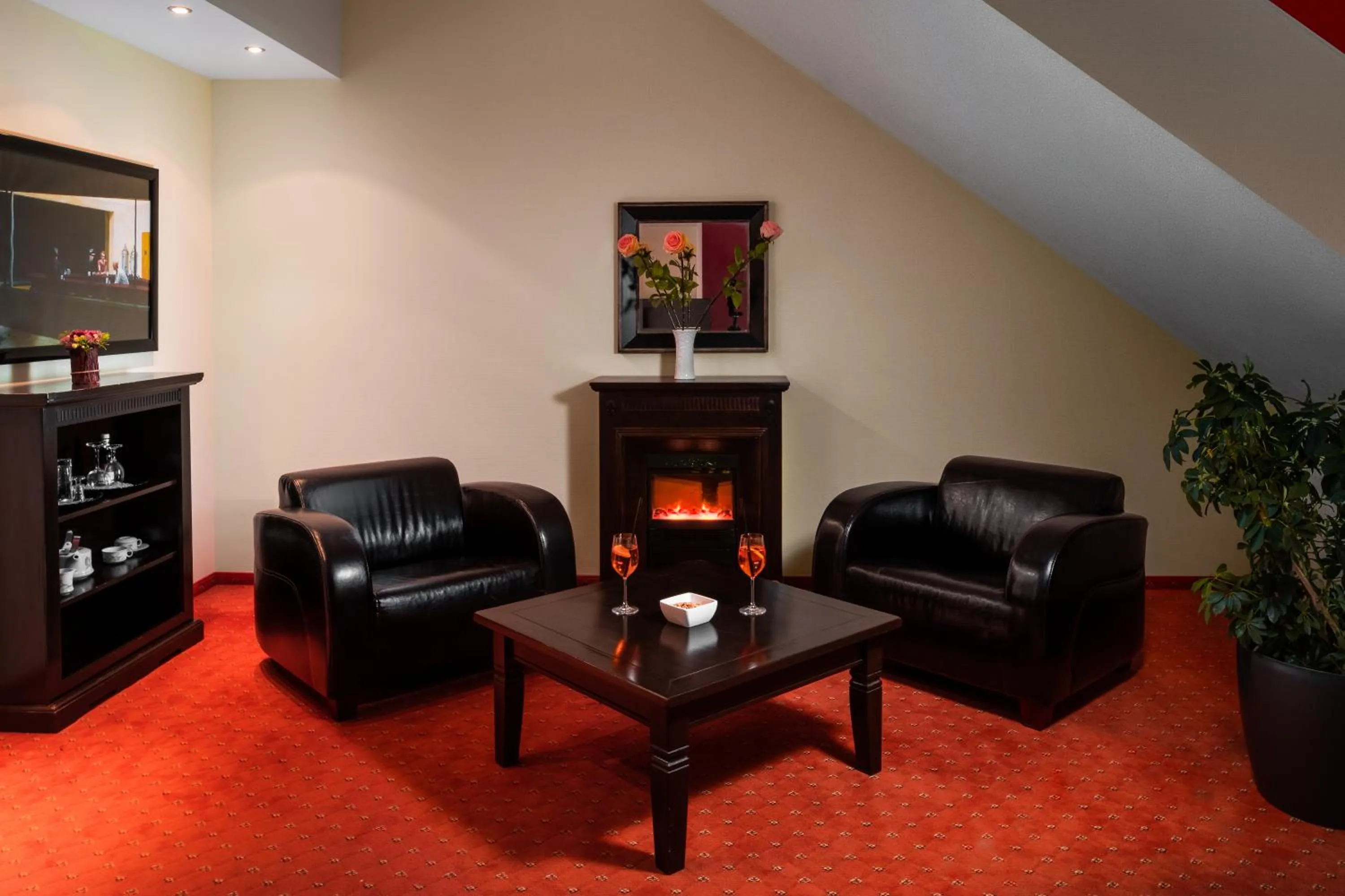 Living room in Hetzel Hotel Stuttgart