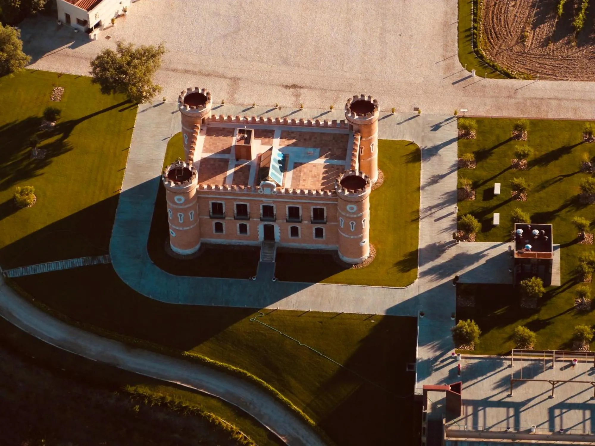 Bird's eye view in Castillo de Monte la Reina Posada Real & Bodega