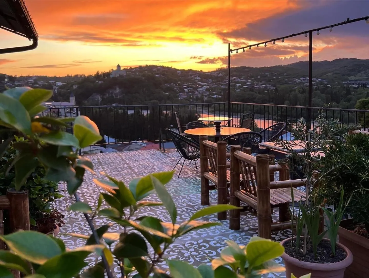 Mountain view in Green Flower Boutique Hotel and Winery