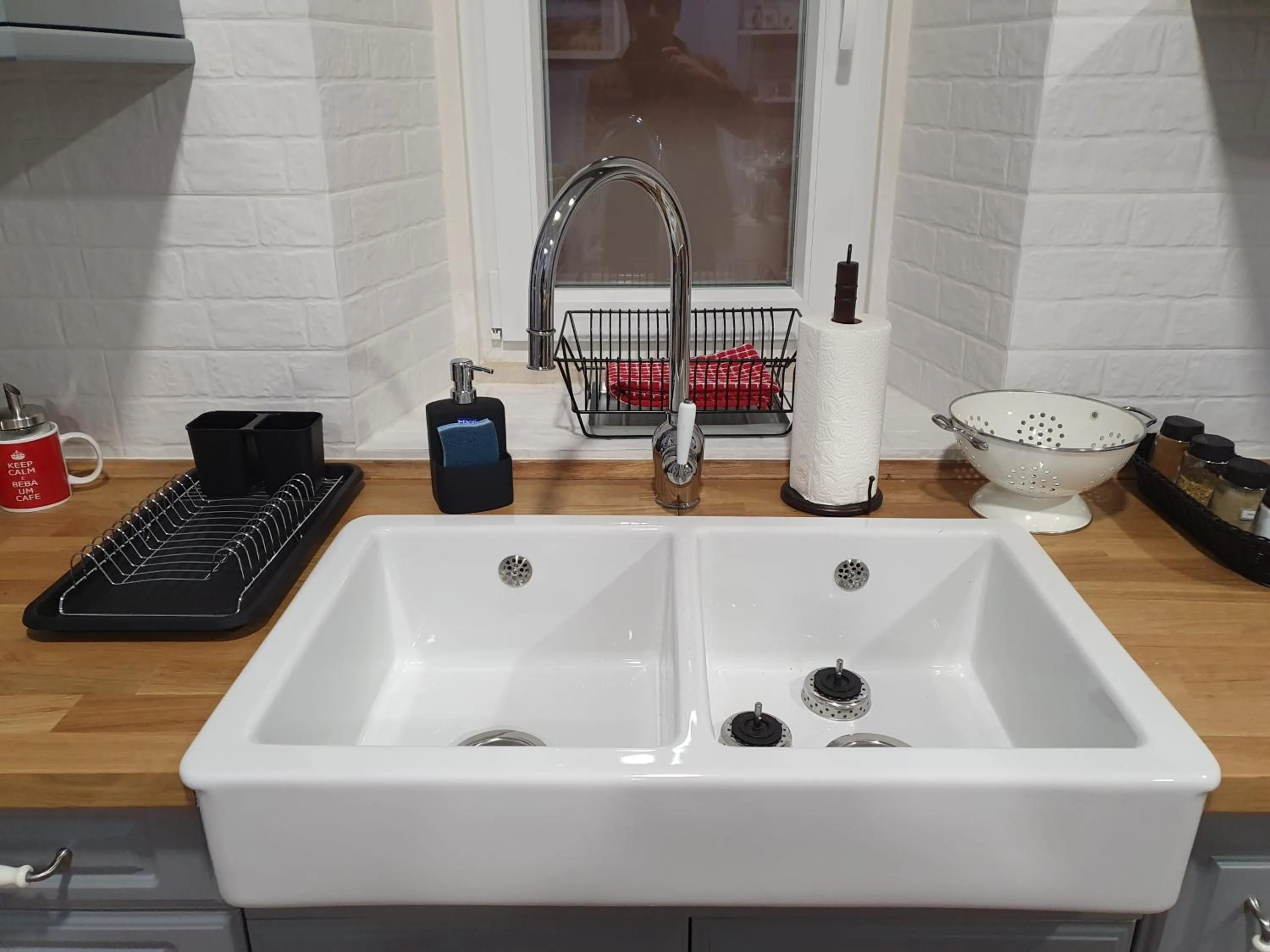 Communal kitchen in Inn Faro - Casa Amarela - Guest House