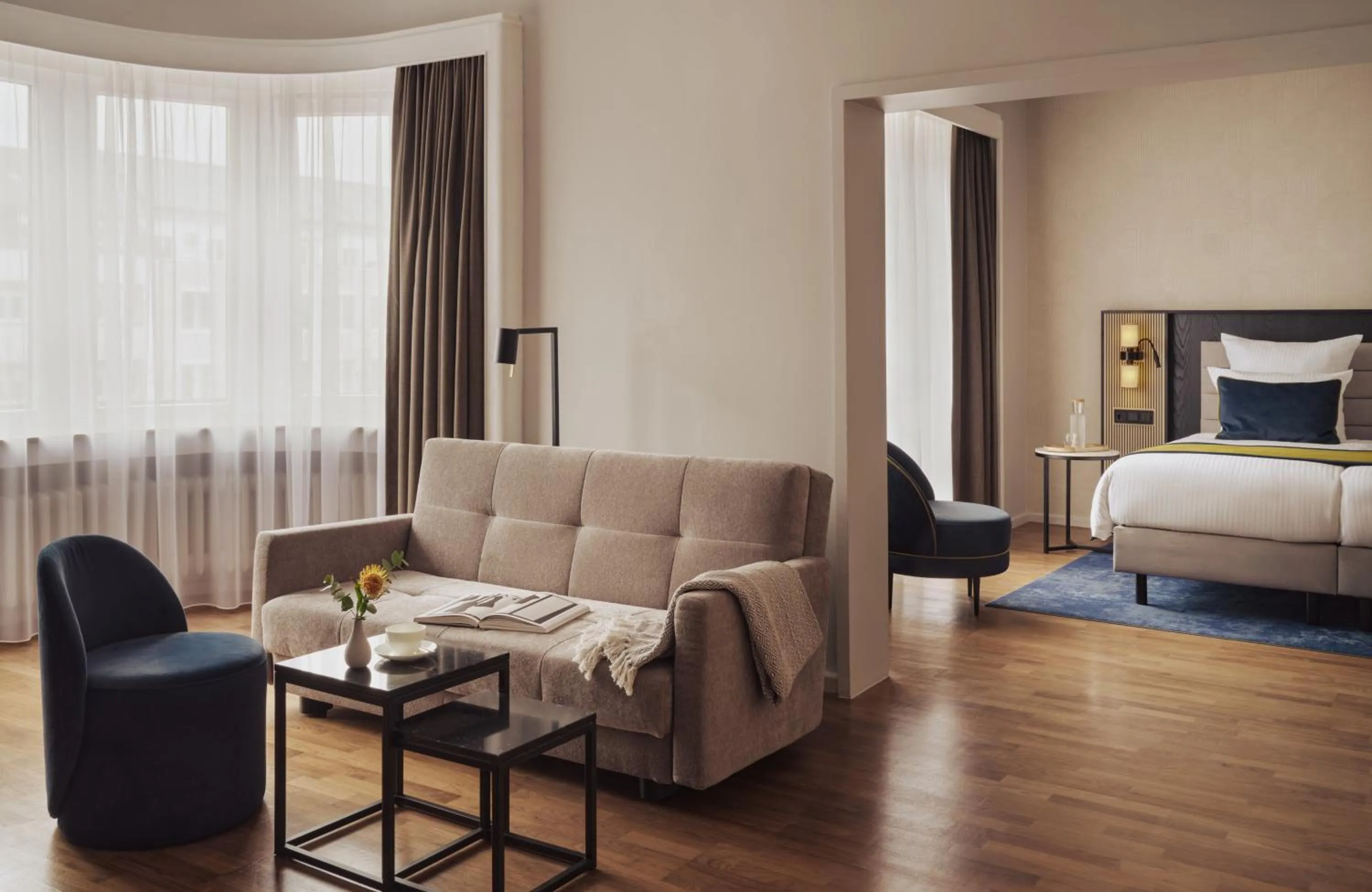 Bedroom, Bed in Hotel Mannheimer Hof - Leonardo Limited Edition