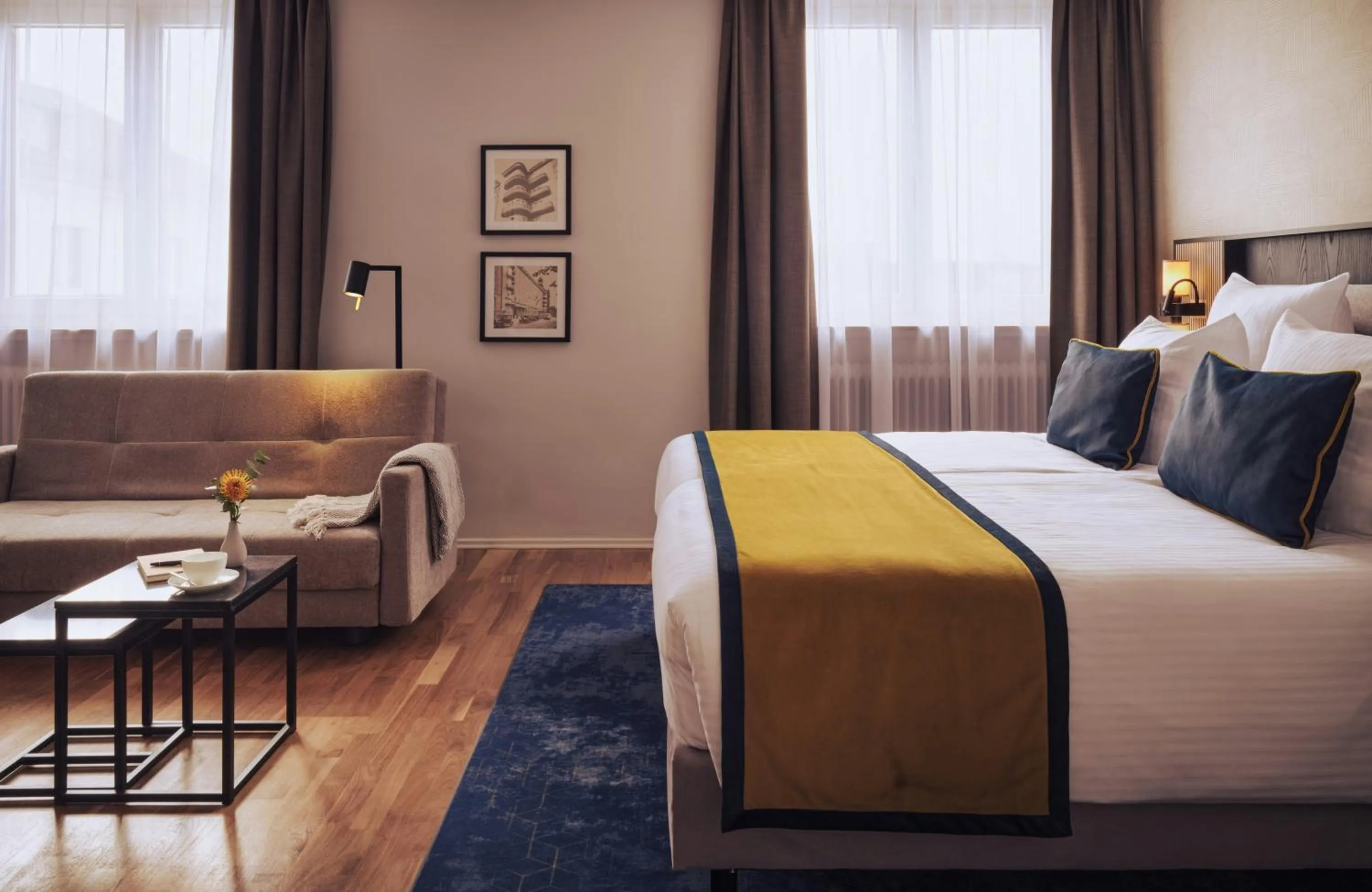 Photo of the whole room, Bed in Hotel Mannheimer Hof - Leonardo Limited Edition