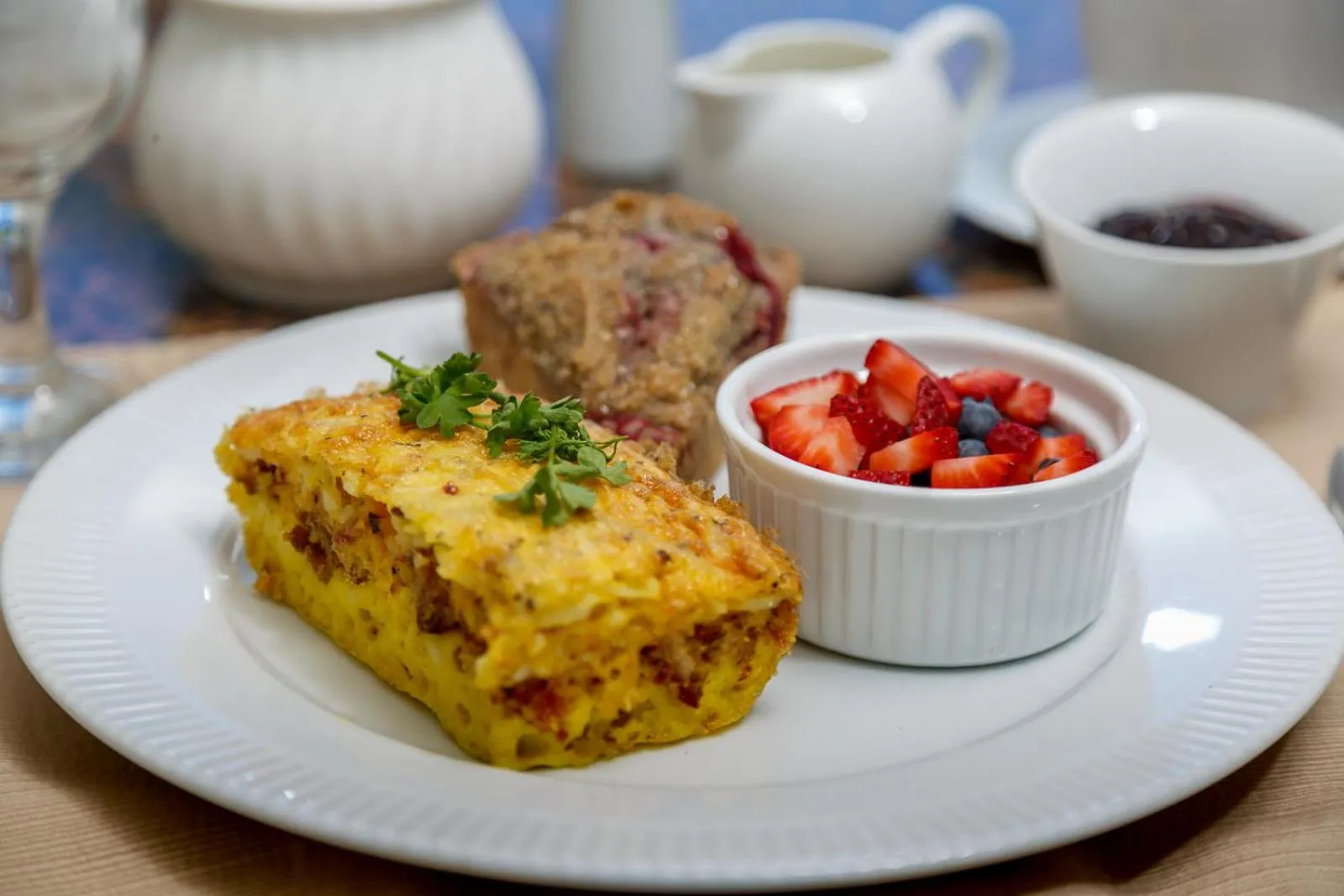 Food close-up in Ocean House
