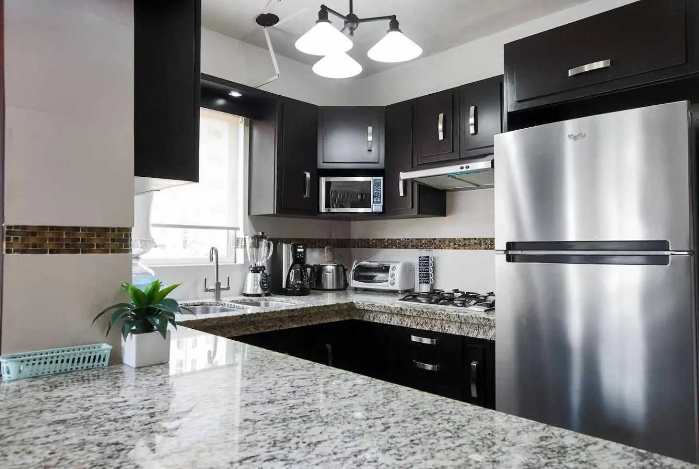 Kitchen or kitchenette in Marina Suites by Andiani Travel