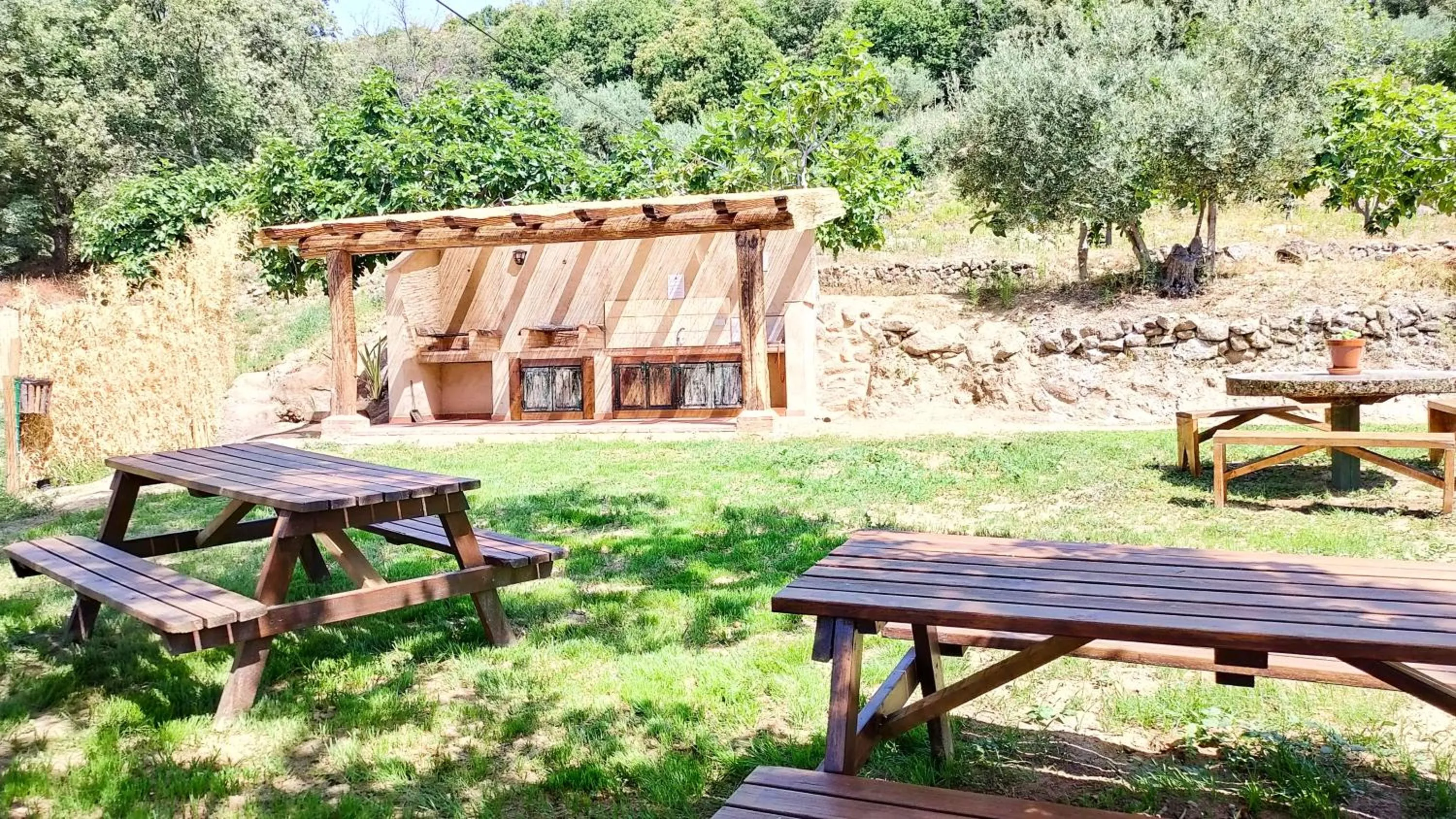 BBQ facilities in Hotel Rural San Giles
