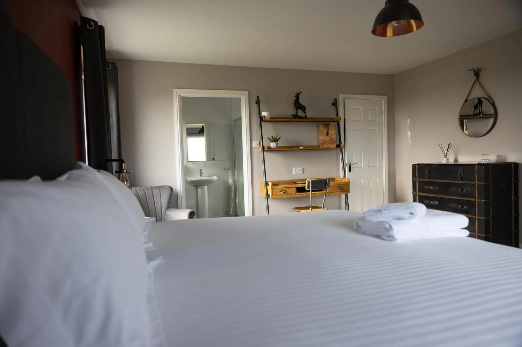 Shower in Grianaig Guest House & Restaurant, South Uist, Outer Hebrides