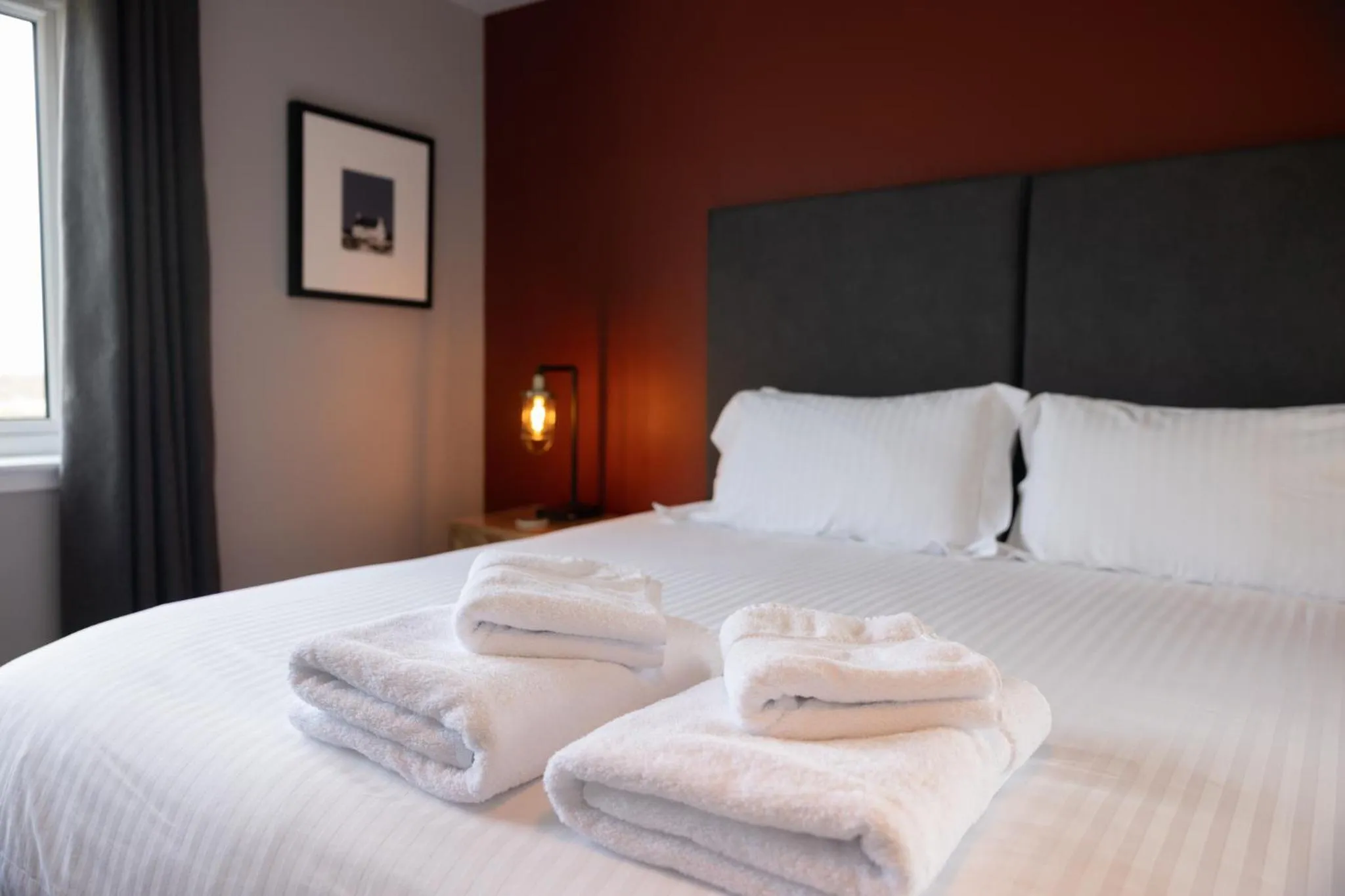 Bed in Grianaig Guest House & Restaurant, South Uist, Outer Hebrides