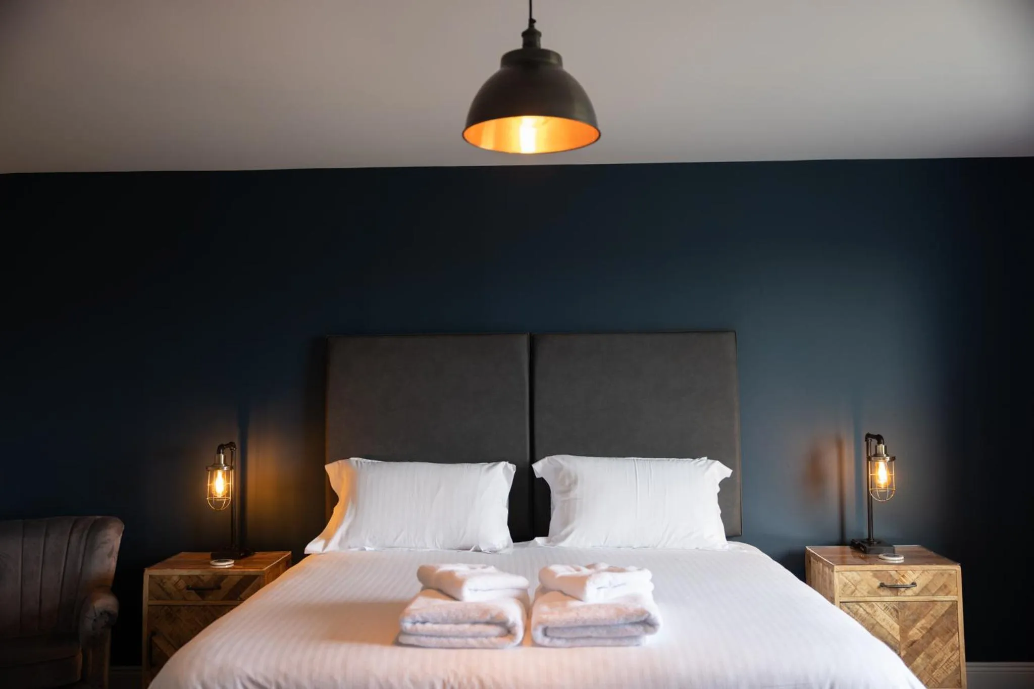 Bed in Grianaig Guest House & Restaurant, South Uist, Outer Hebrides