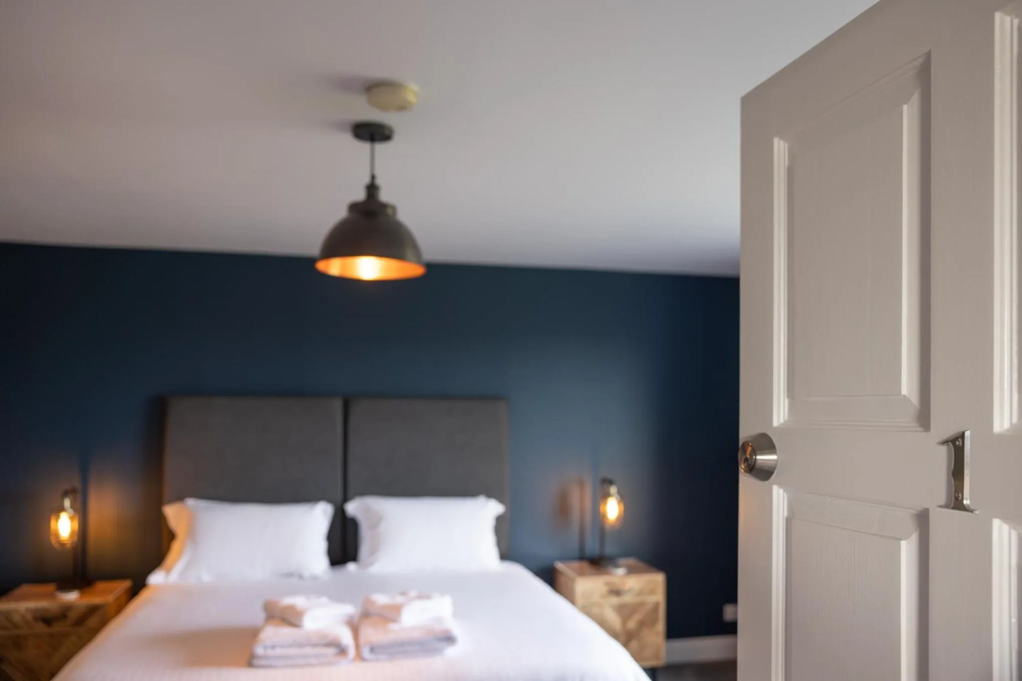 Bed in Grianaig Guest House & Restaurant, South Uist, Outer Hebrides