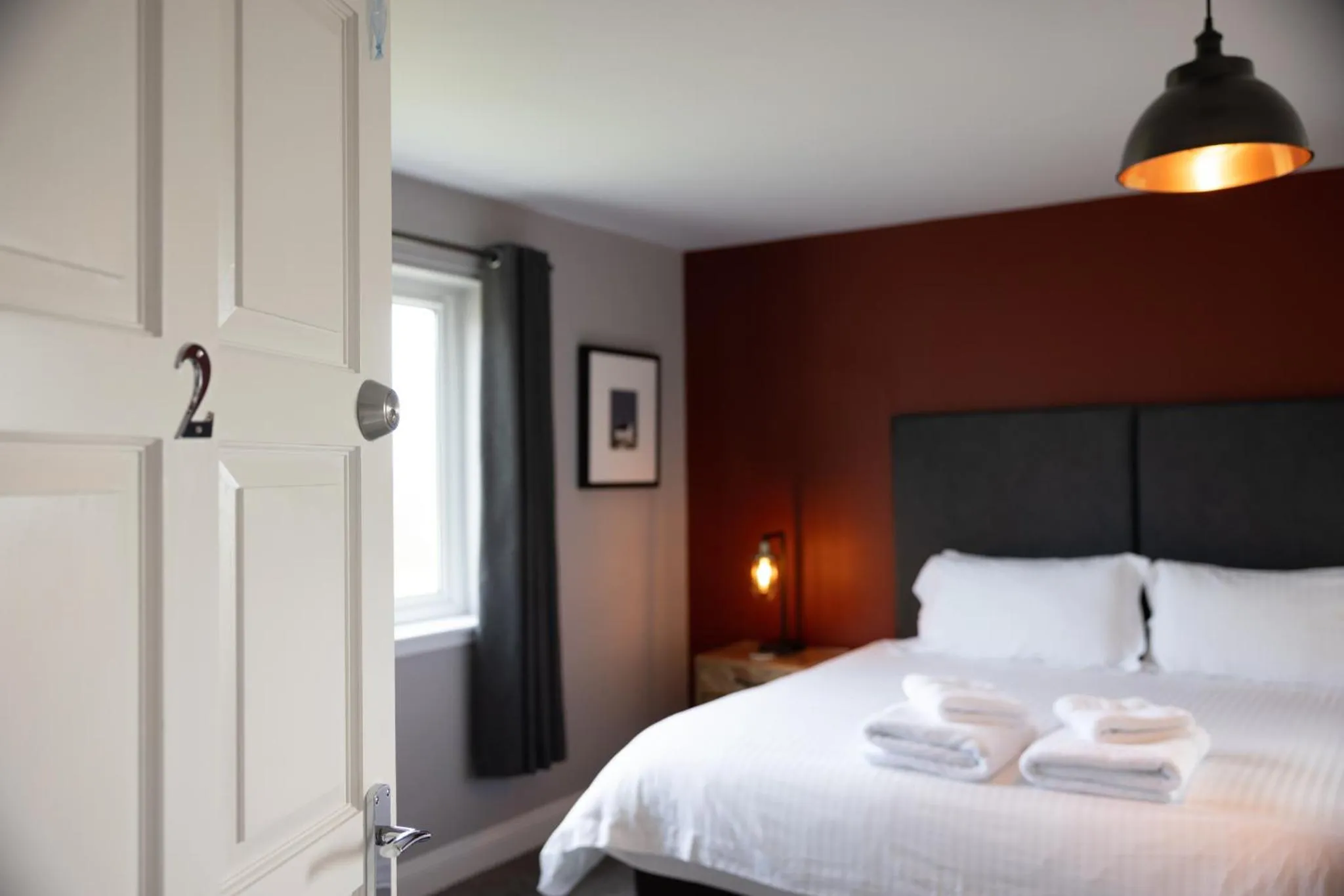 Bed in Grianaig Guest House & Restaurant, South Uist, Outer Hebrides