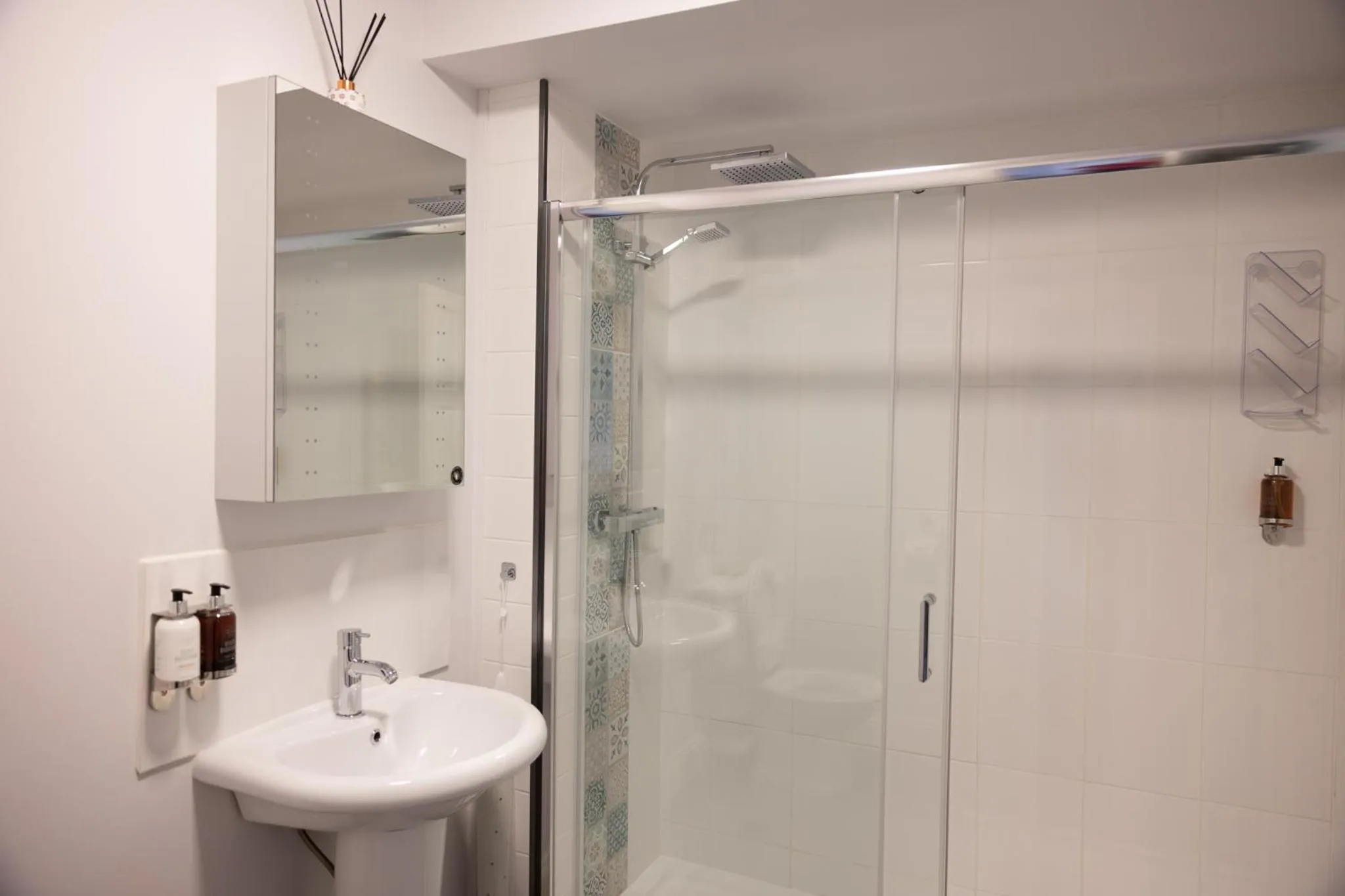 Shower in Grianaig Guest House & Restaurant, South Uist, Outer Hebrides