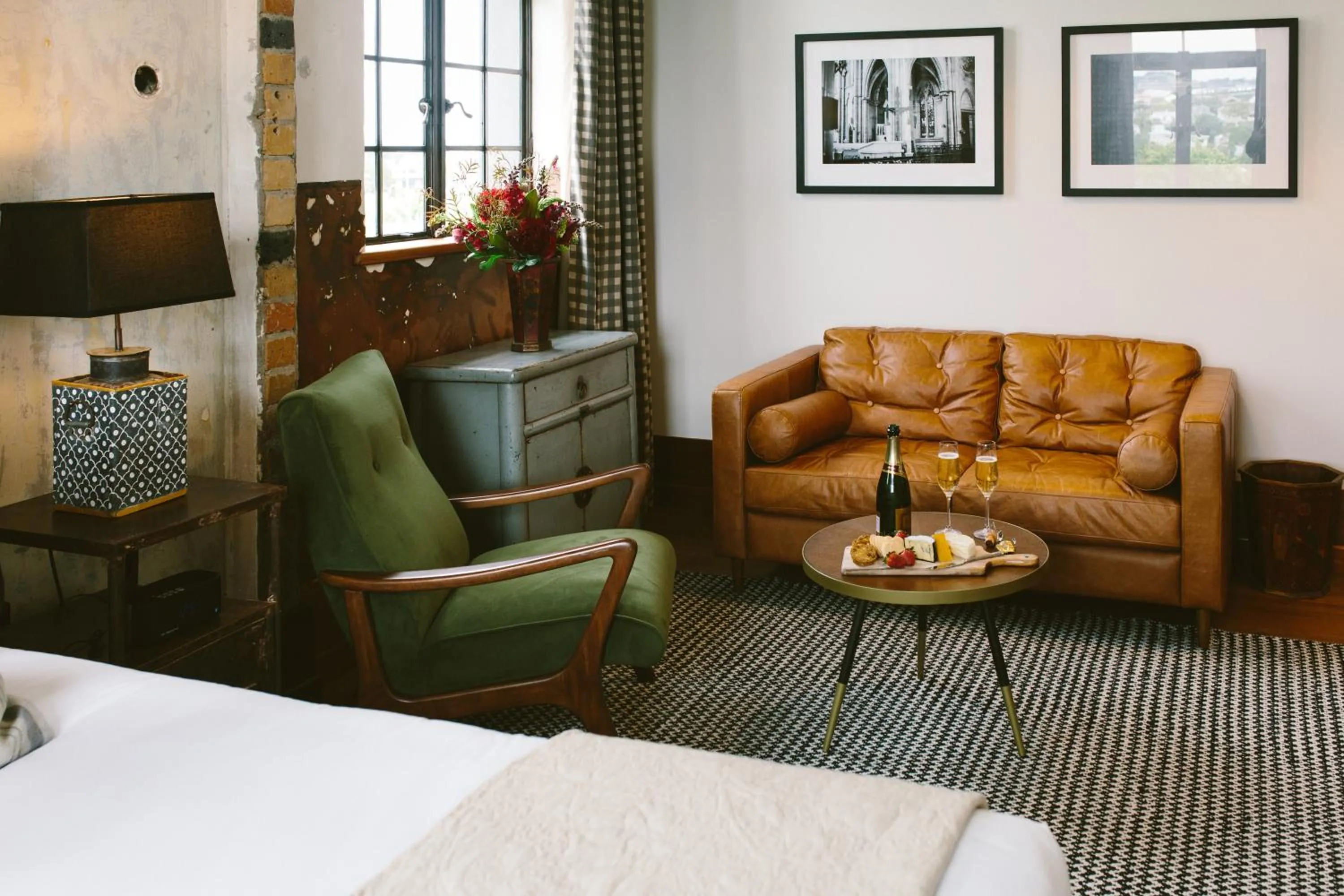 Bed in The Convent Hotel