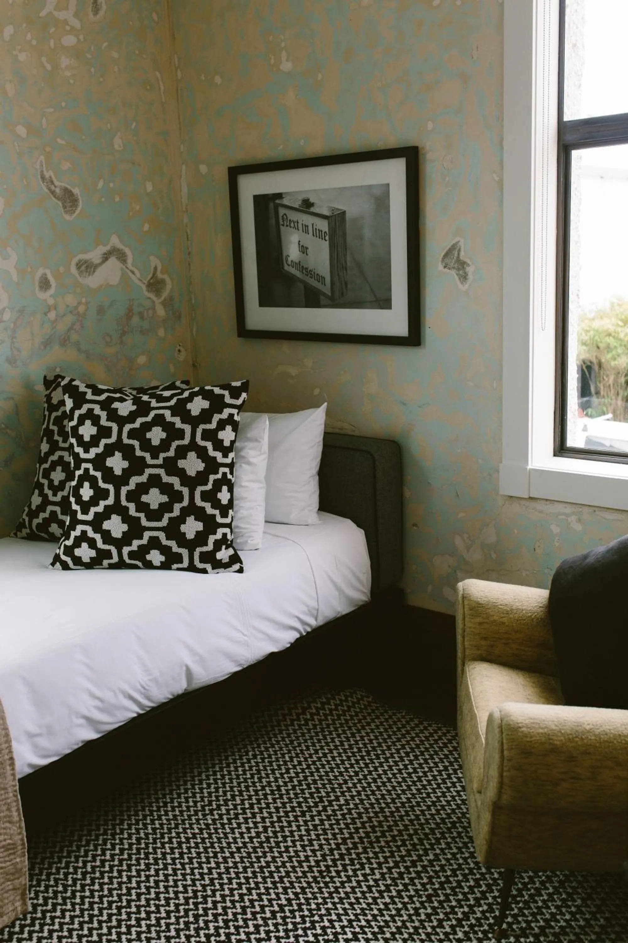 Bed in The Convent Hotel