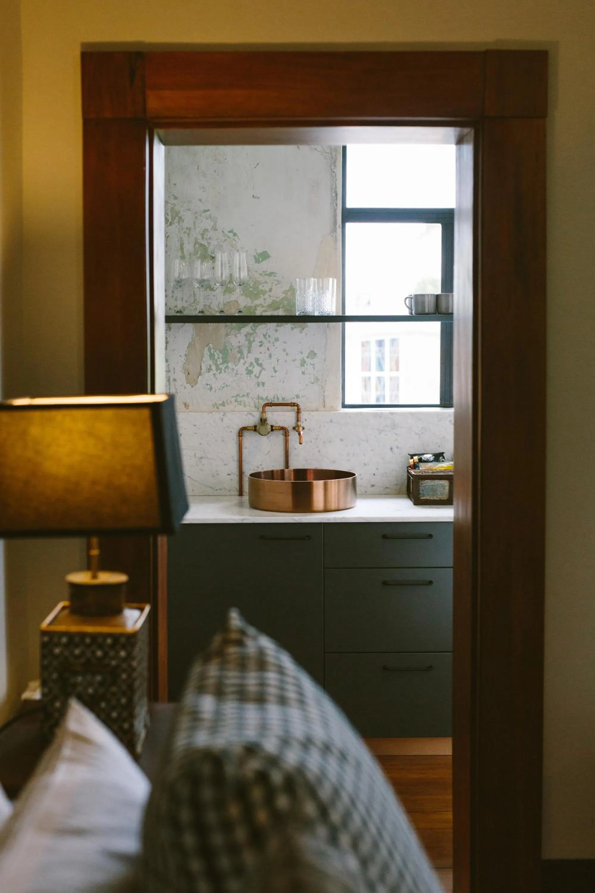 Bed in The Convent Hotel