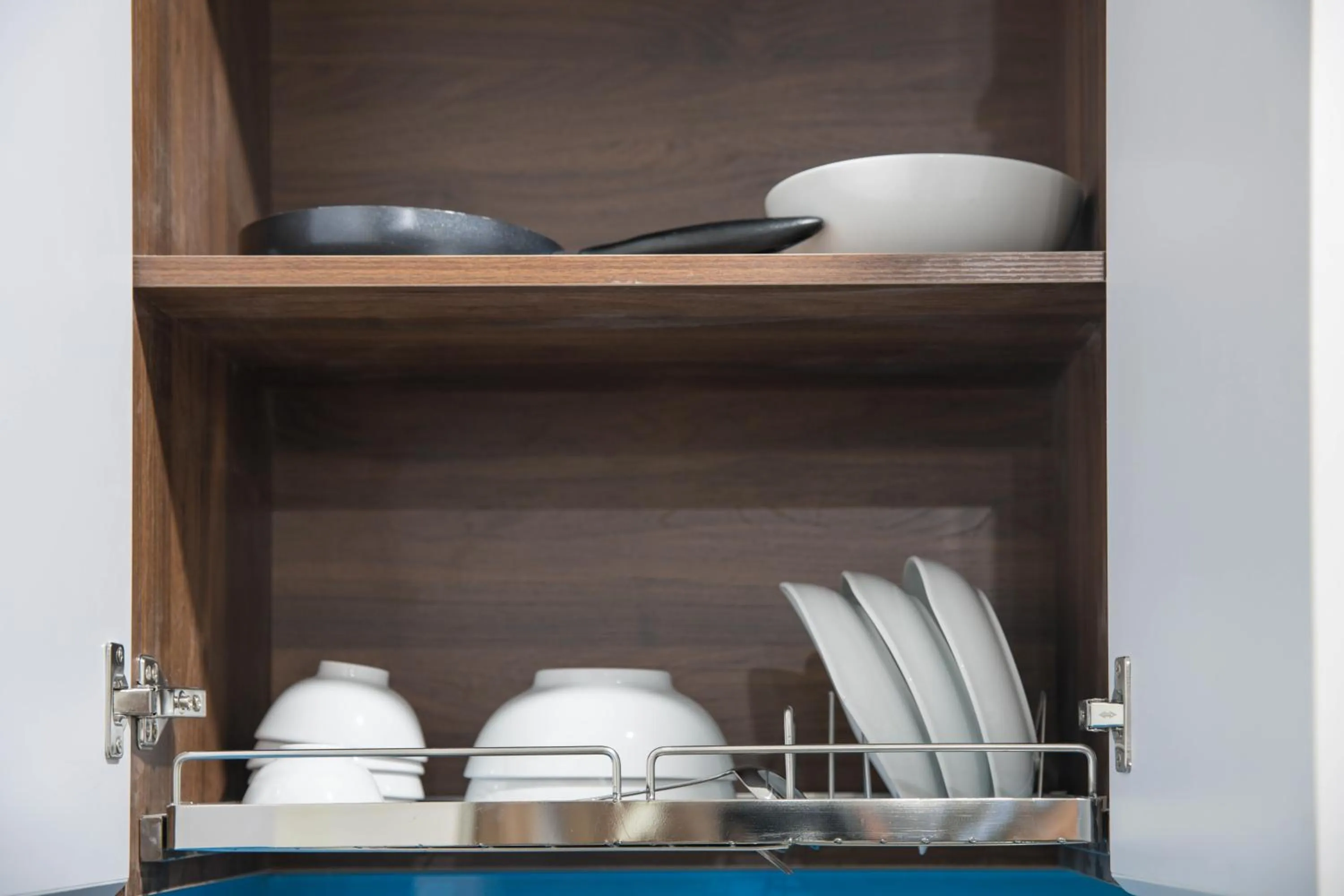 Kitchen or kitchenette in TIDITEL Hotel and Apartment