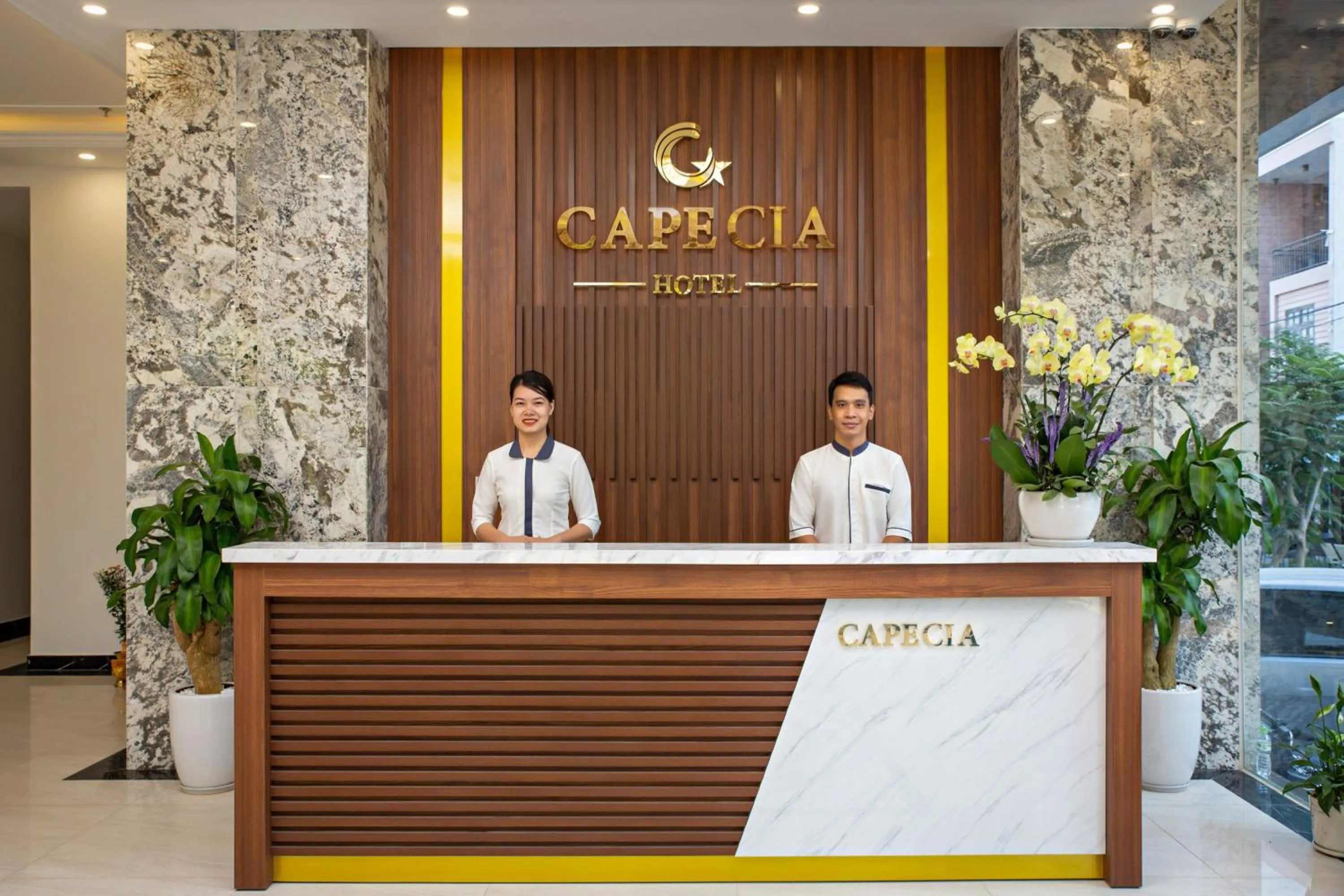 Lobby or reception in Capecia Danang Hotel and Apartment