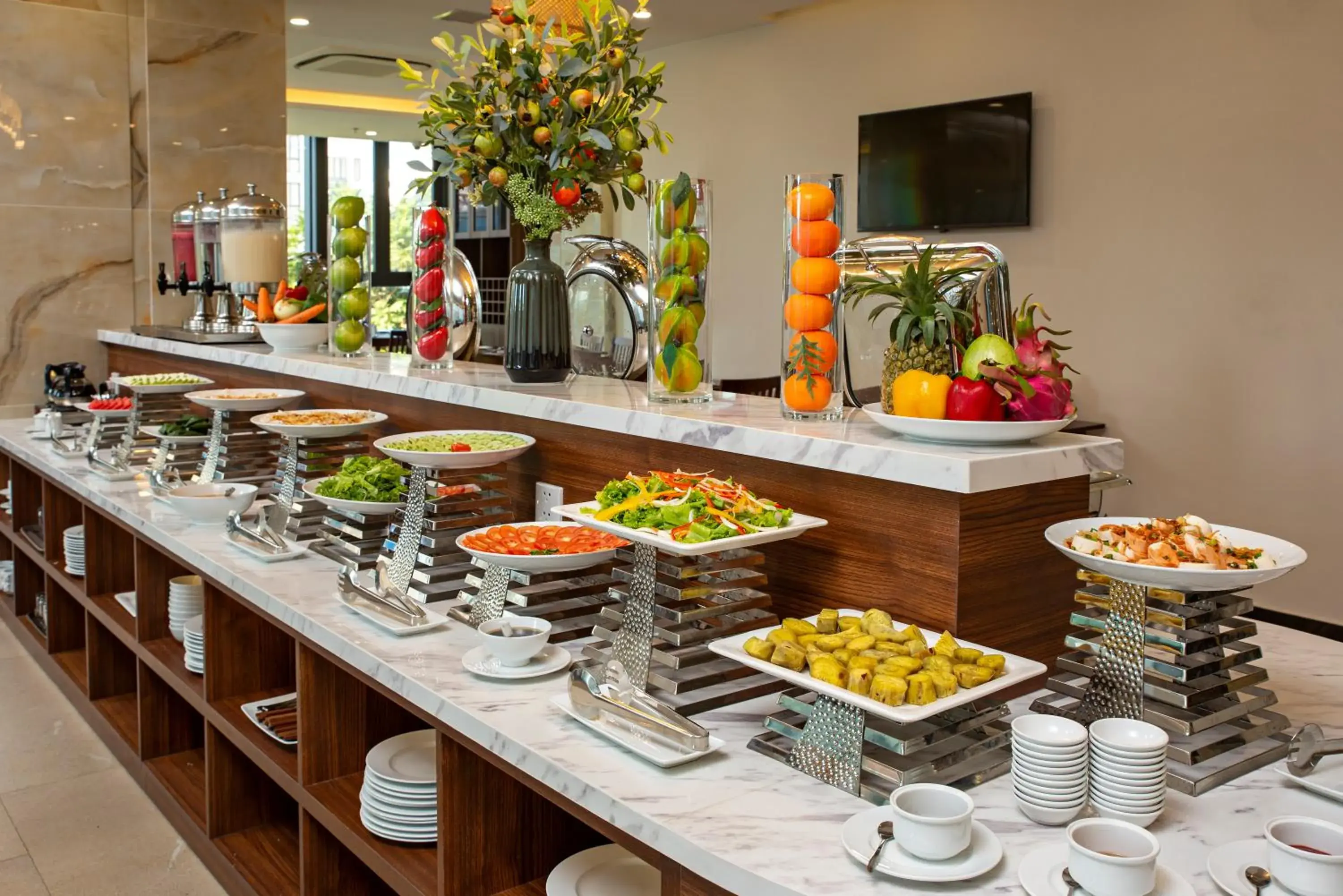 Buffet breakfast in Capecia Danang Hotel and Apartment Buffet breakfast in Capecia Danang Hotel and Apartment