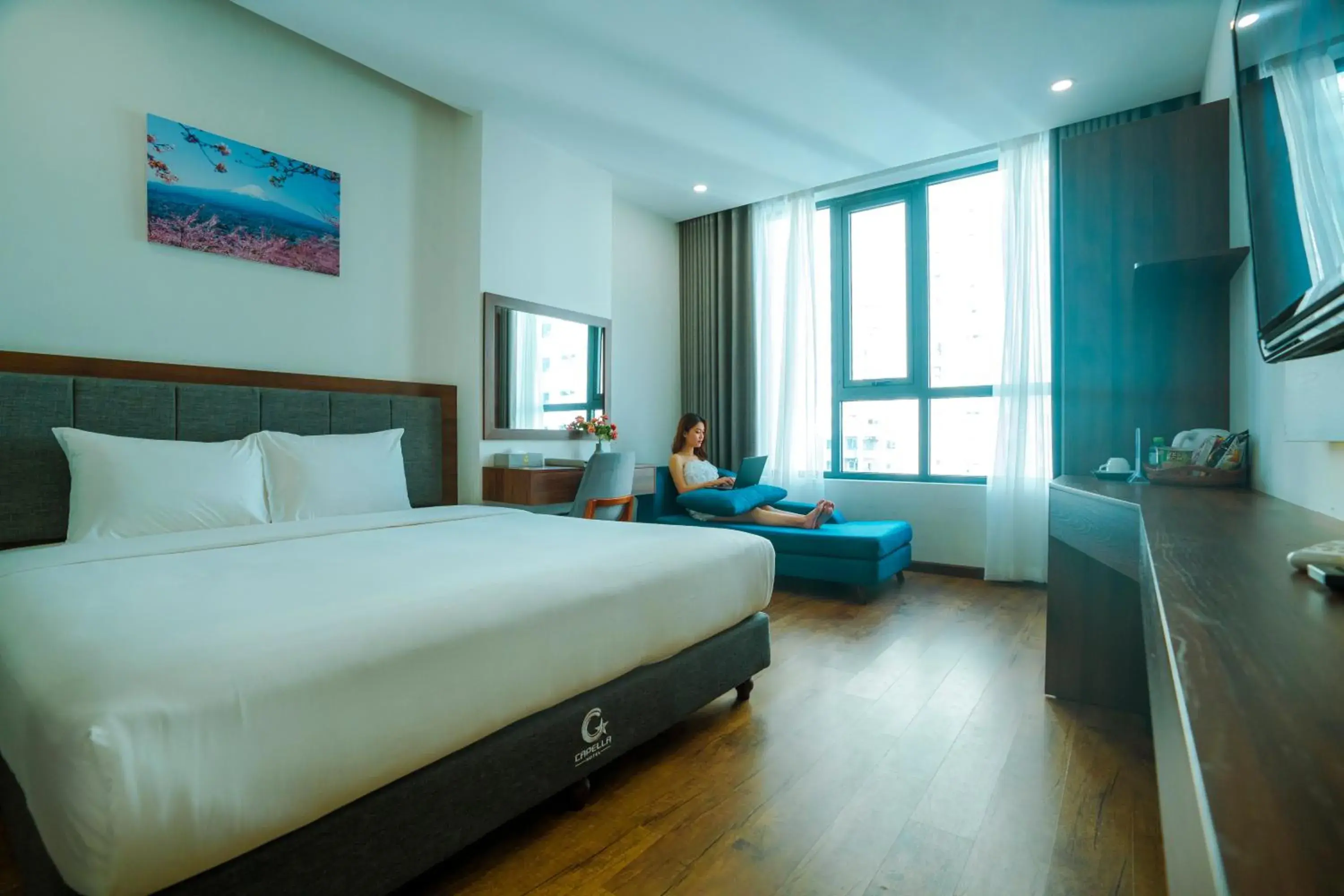 Bed in Capecia Danang Hotel and Apartment Bed in Capecia Danang Hotel and Apartment
