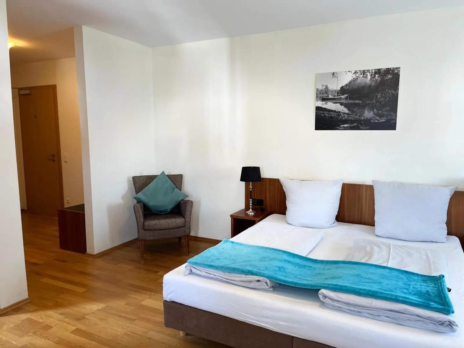 Bed in Landgasthof zur Sonne I Hotel & Restaurant