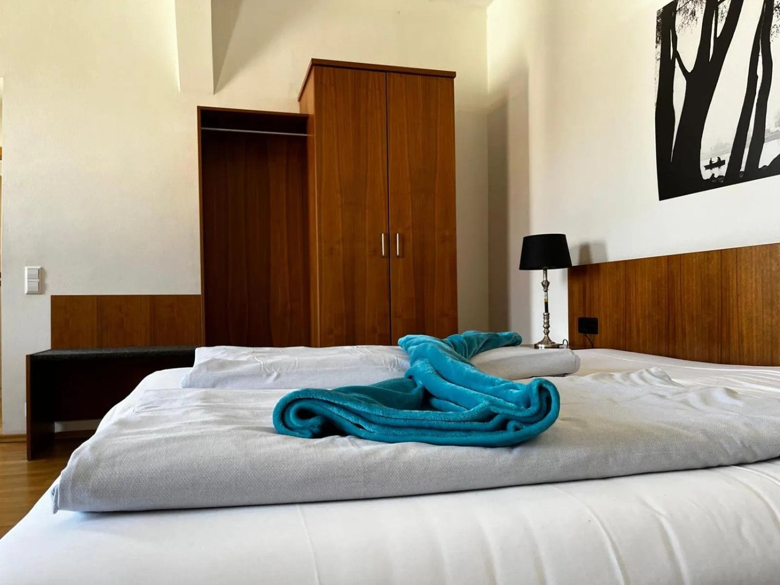 Bed in Landgasthof zur Sonne I Hotel & Restaurant