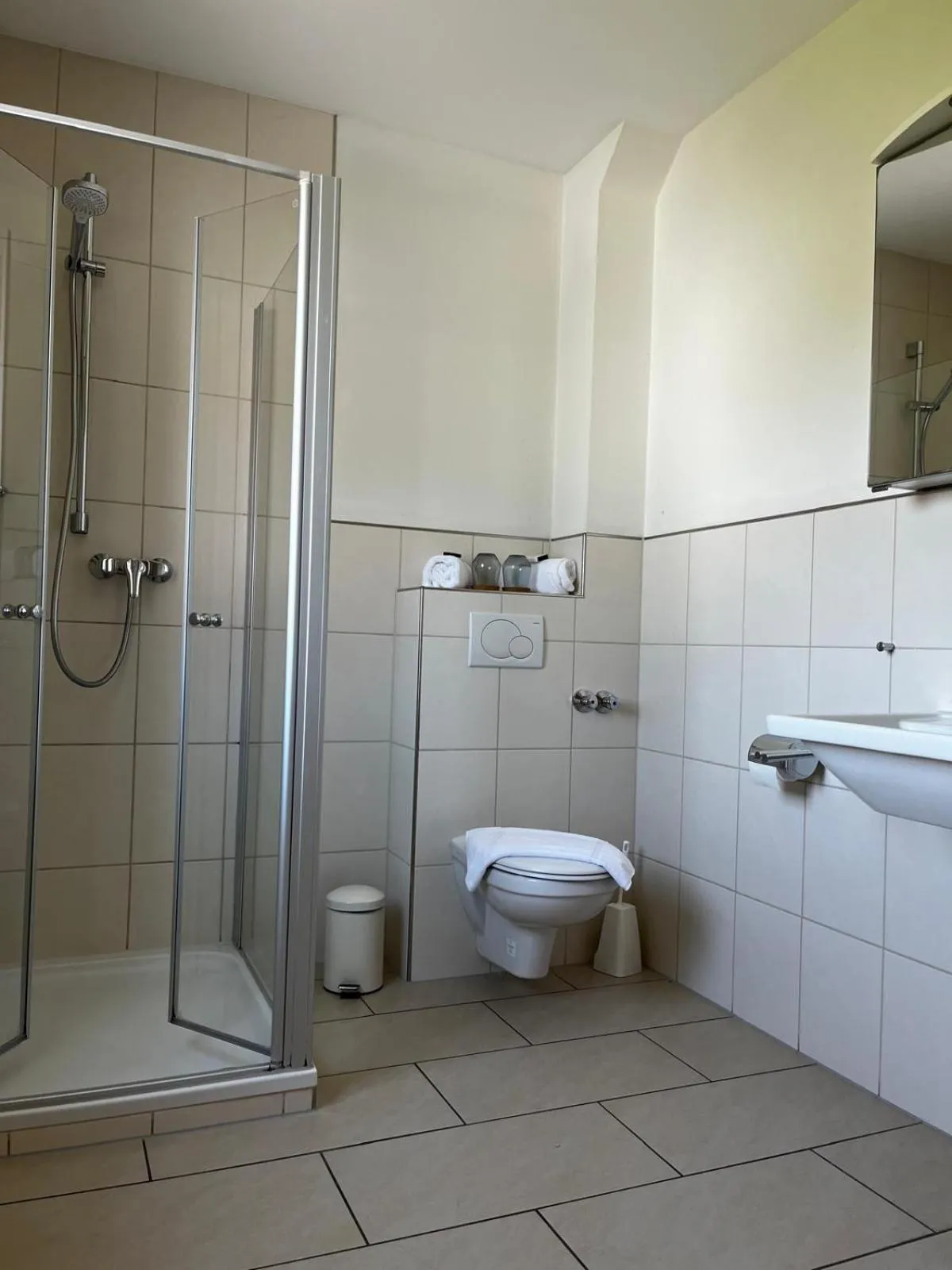Shower in Landgasthof zur Sonne I Hotel & Restaurant