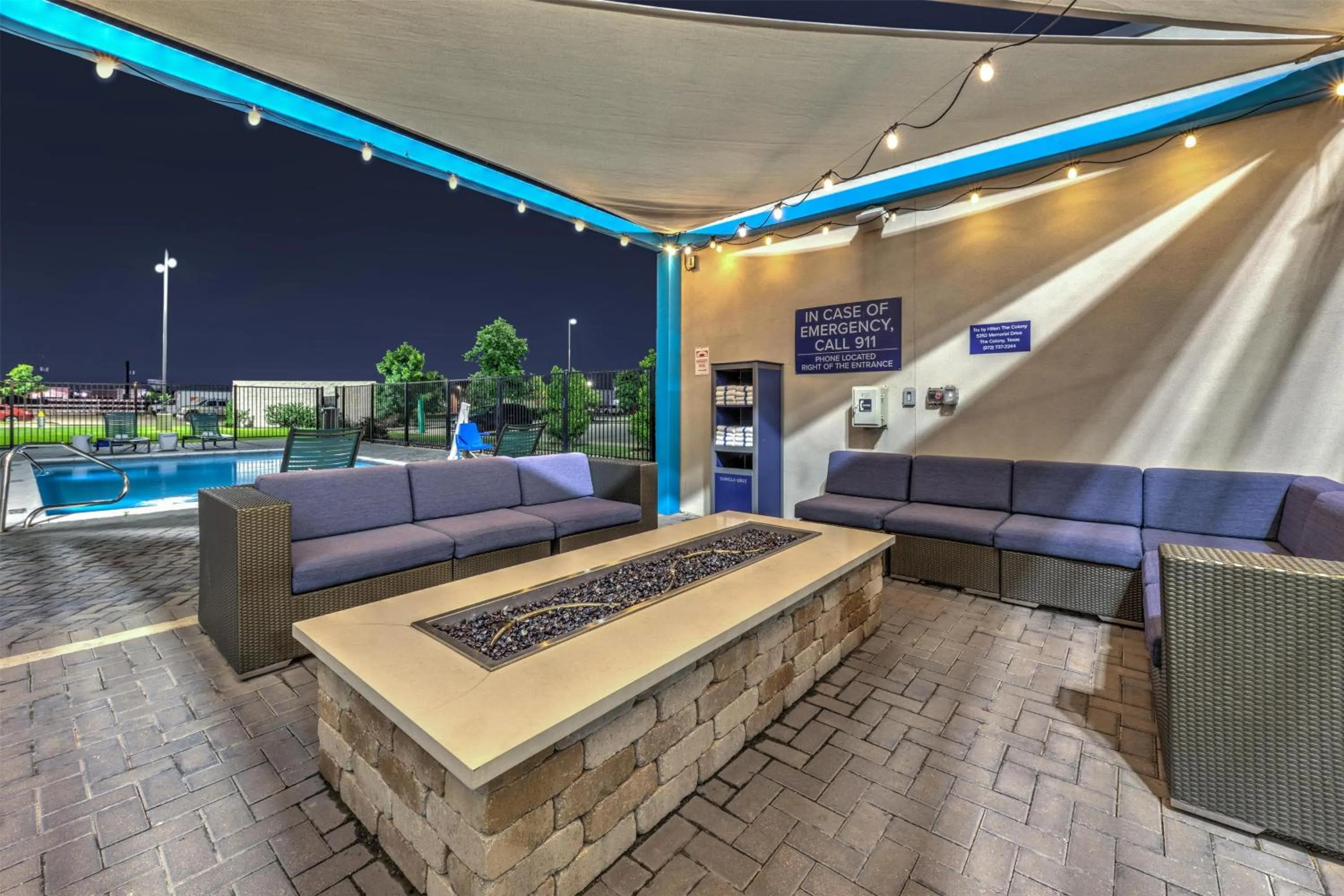 Patio in Tru By Hilton The Colony