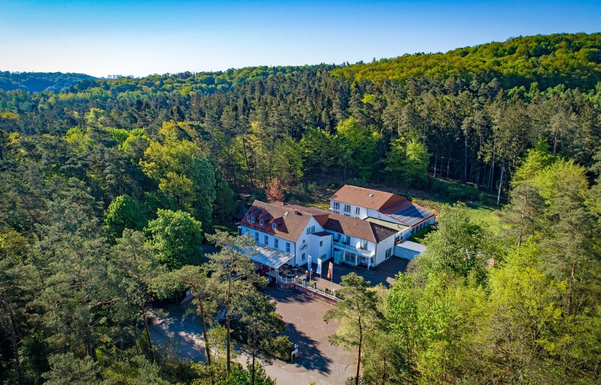 Landmark view, Bird's-eye View in Waldidyll Rabenhorst