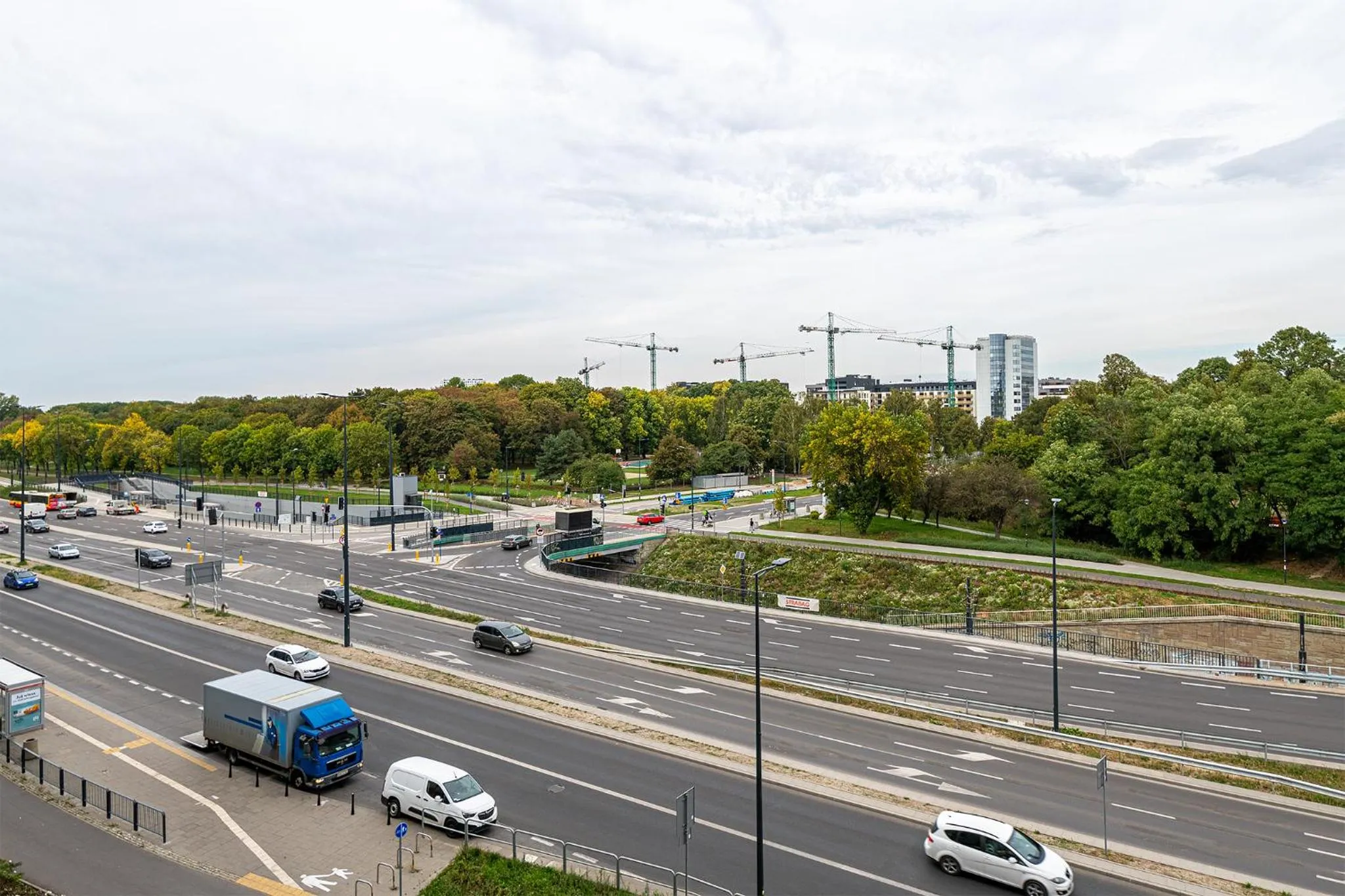 City view in RentPlanet - Apartamenty Wolska